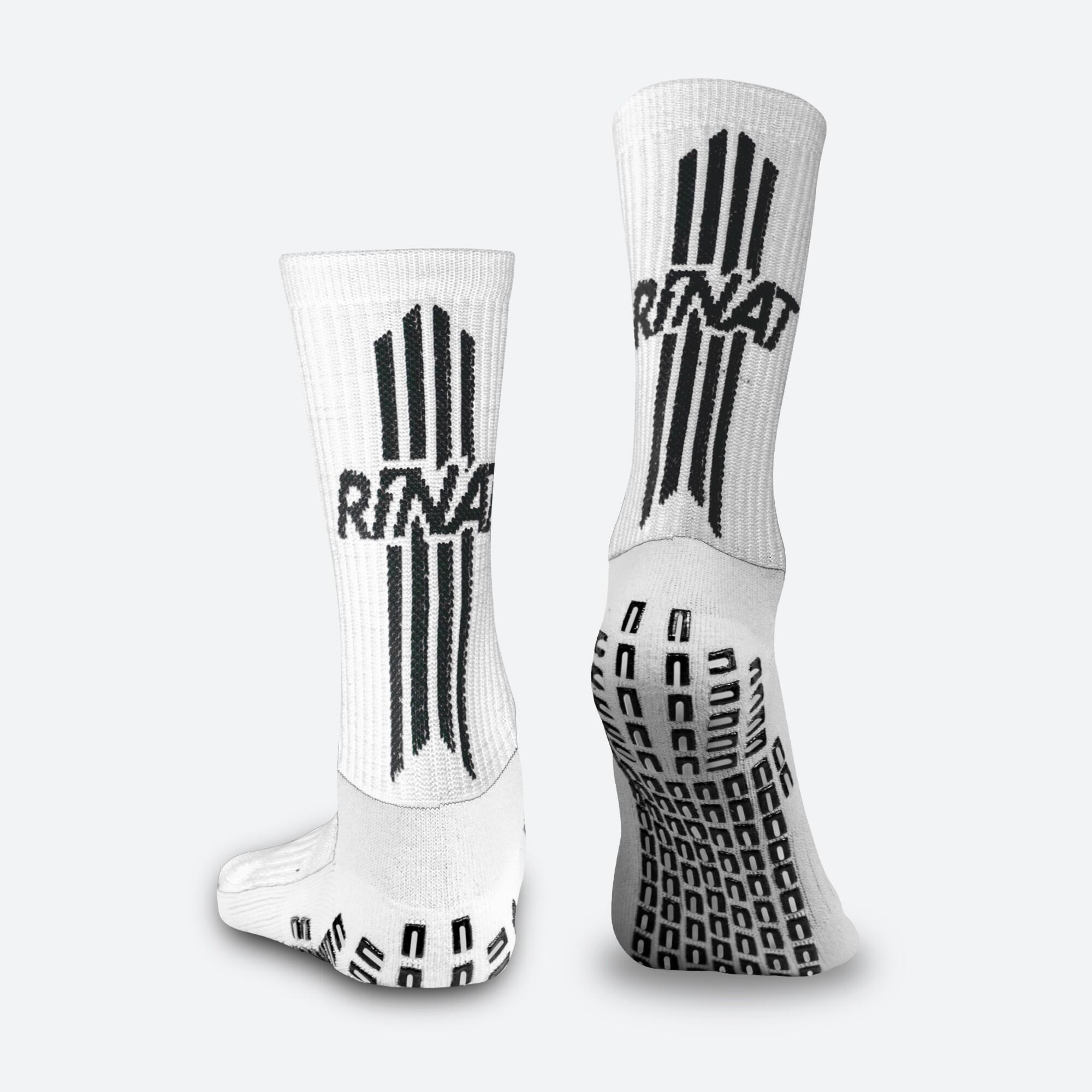 Fußball Rutschfeste Socken Rinat Weiß 2/4