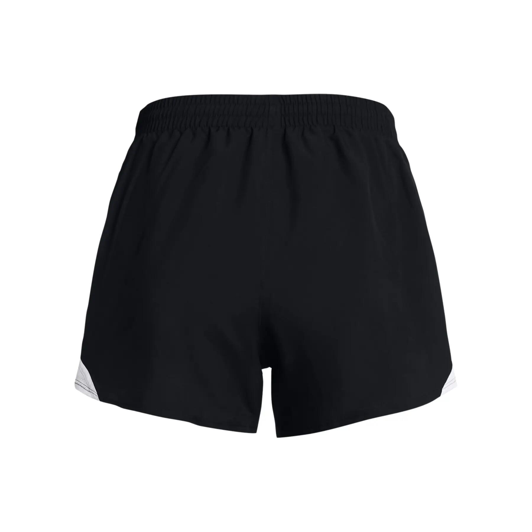 Damesshort Under Armour Fly By 3" 4/5