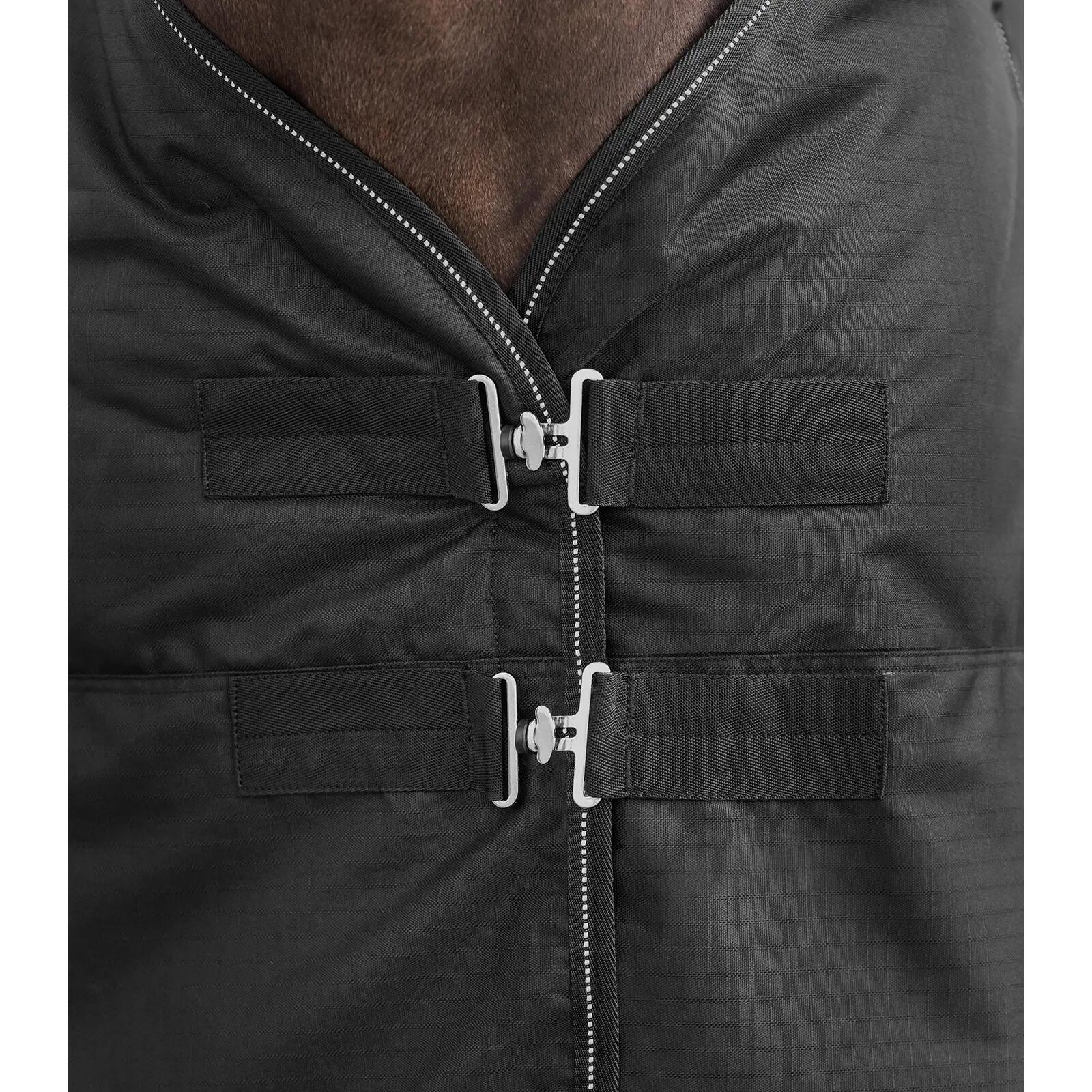 Manta de exterior para caballo impermeable con cuello alto Waldhausen Nordic 200 3/3