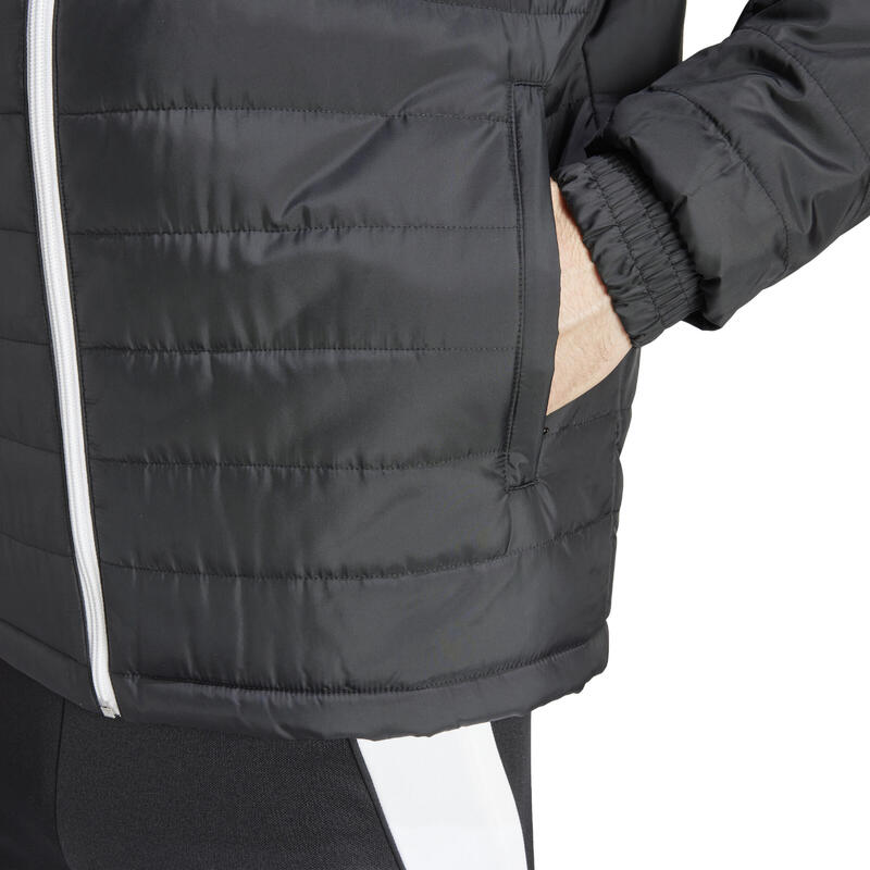 Jachetă bărbați adidas Entrada 22 Light, matlasată, neagră