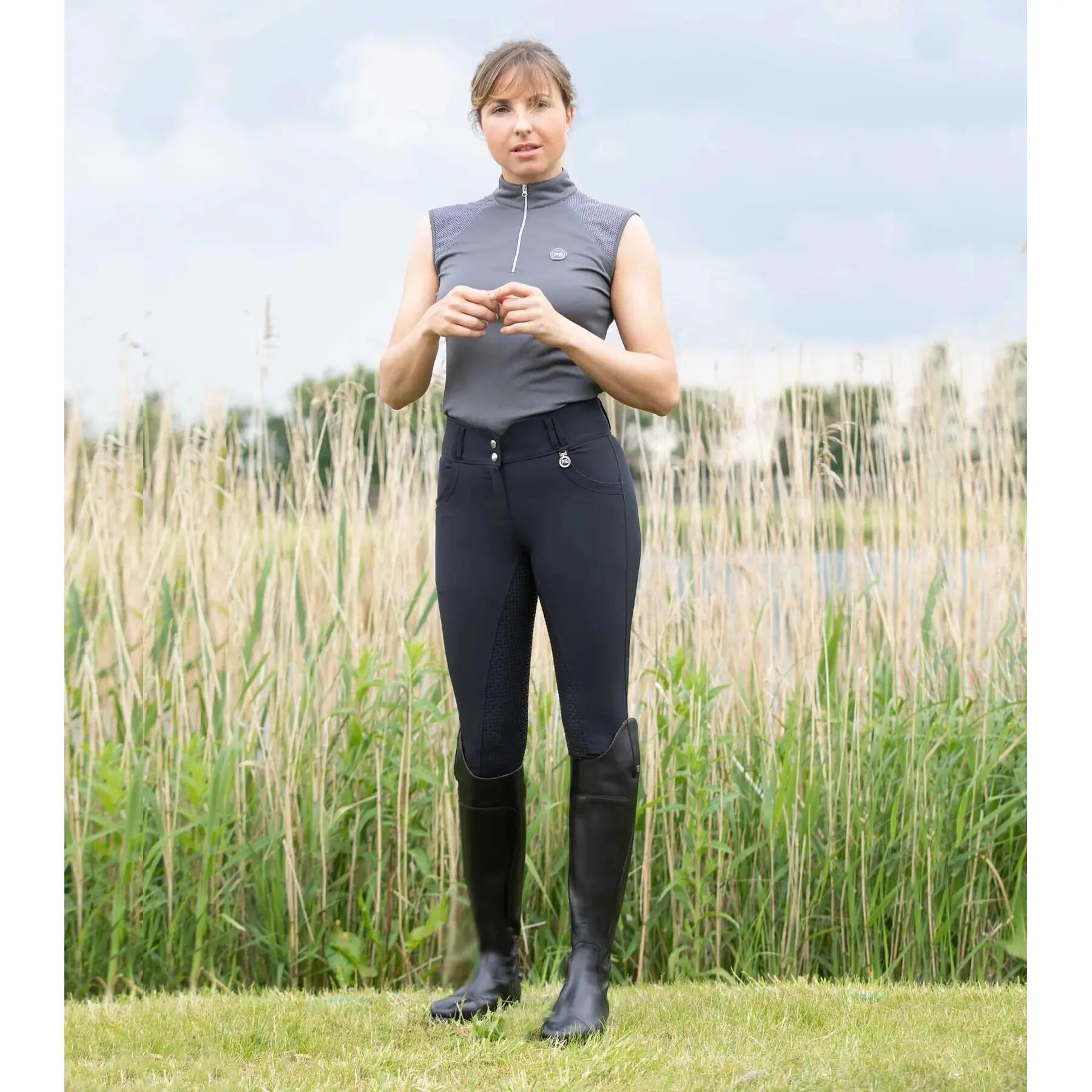 Pantalon d'équitation taille haute femme Premier Equine Sophia 2/4