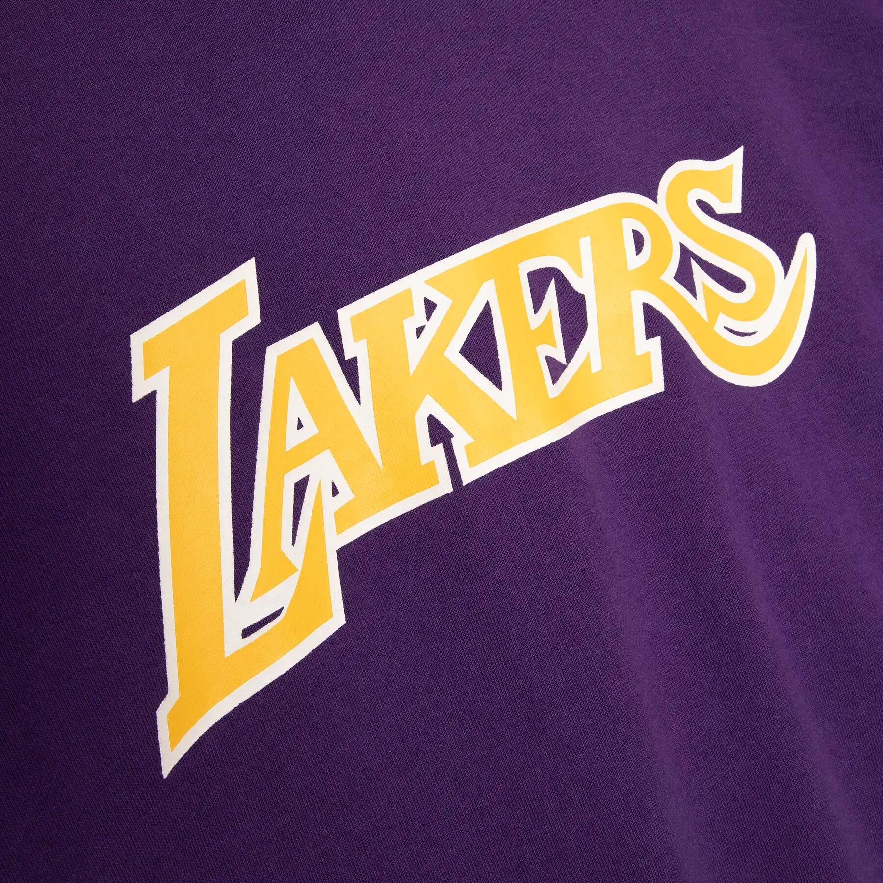 Sweatshirt short sleeve hoodie Los Angeles Lakers 3/3