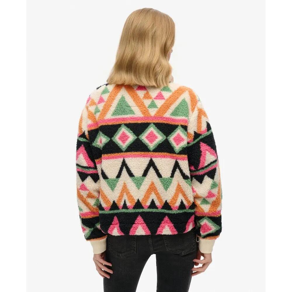 Polaire à col tunisien à imprimé femme Superdry 4/7