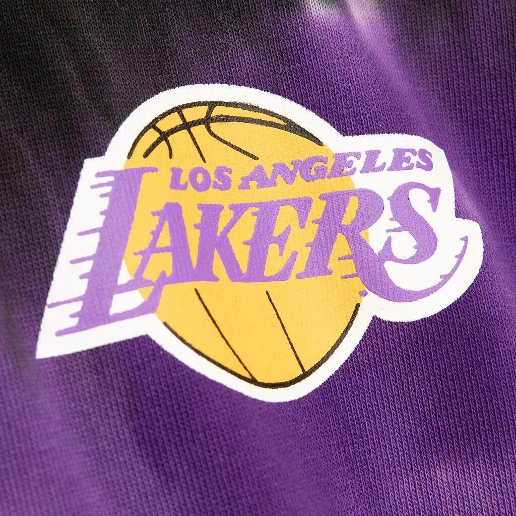 Sweatshirt à capuche Los Angeles Lakers Tie Dye 3/4