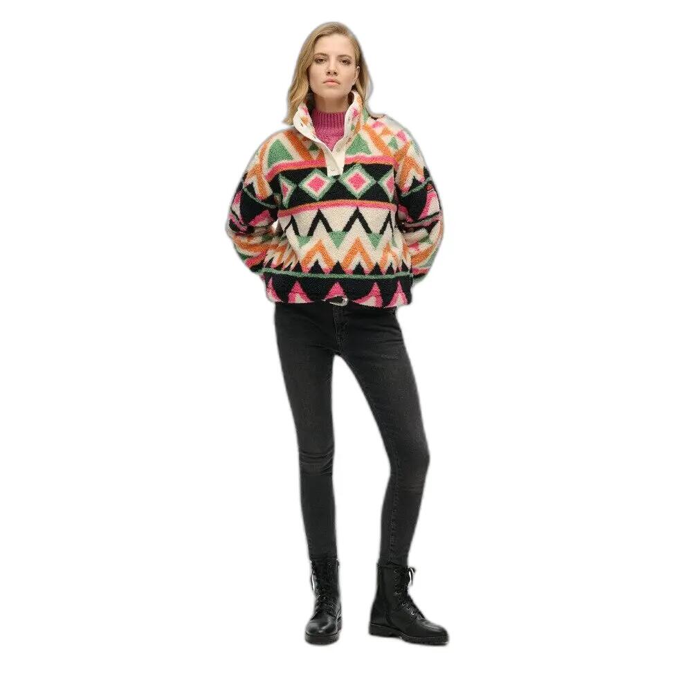 Polaire à col tunisien à imprimé femme Superdry 3/7