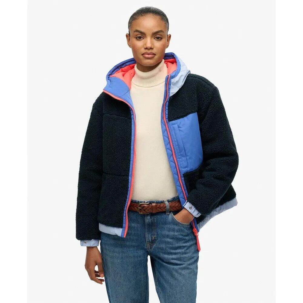 Polaire à capuche vintage femme Superdry 3/6