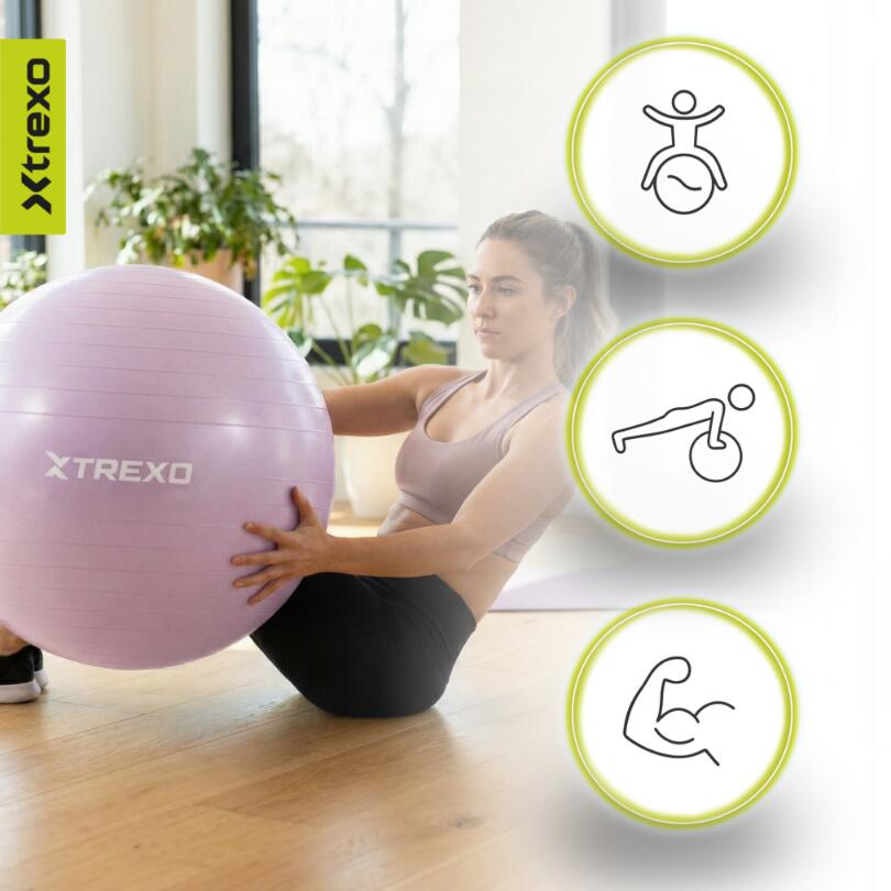 Palla da ginnastica XTREXO TXO-B4Z008-VT 3/7