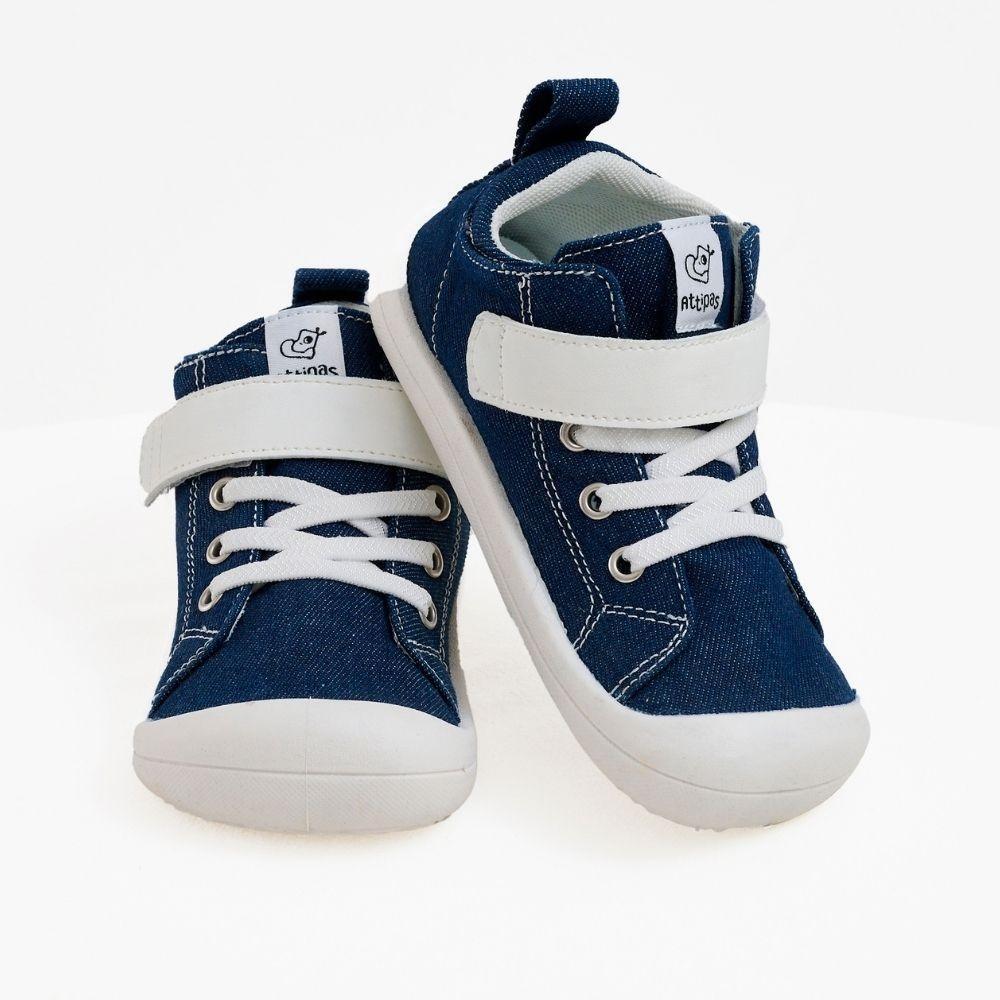 Attipas DENIM Skin Shoes Deep Blue 2/7