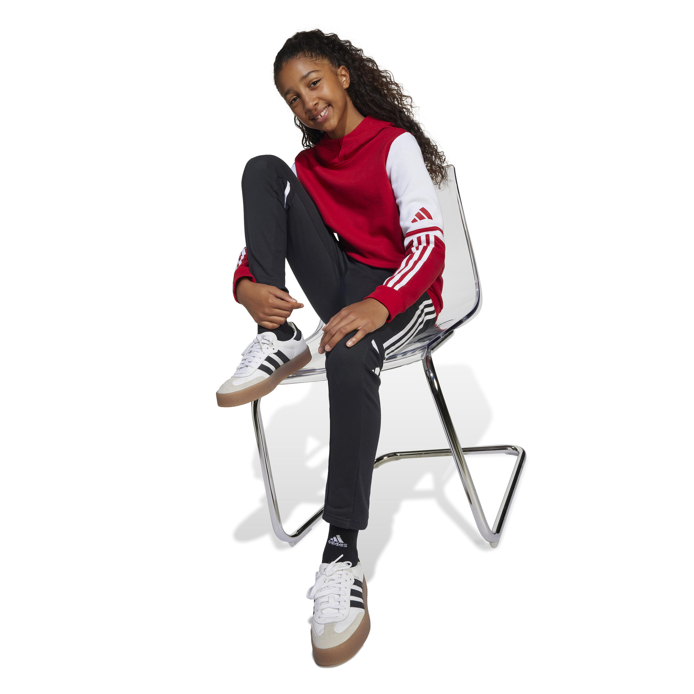 Felpa con cappuccio per bambini adidas Squadra 25 4/7