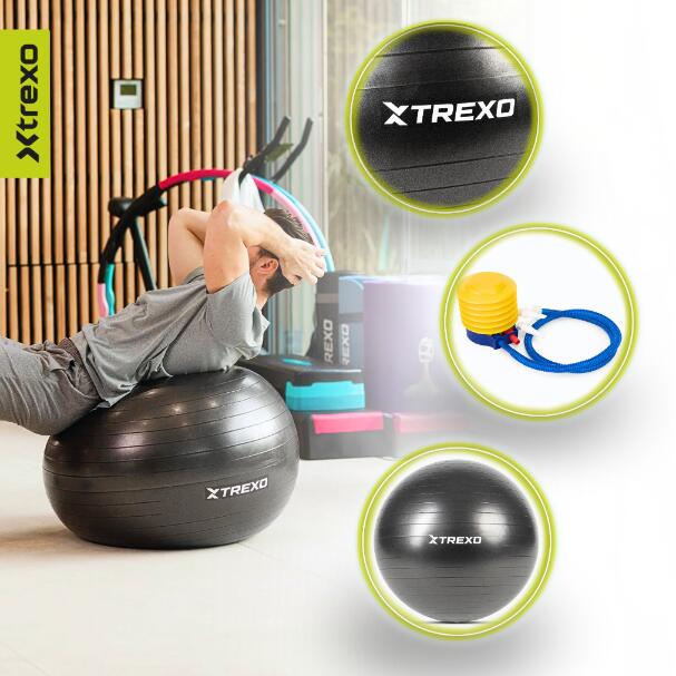Ballon de gymnastique XTREXO TXO-B4Z009-BK 7/7