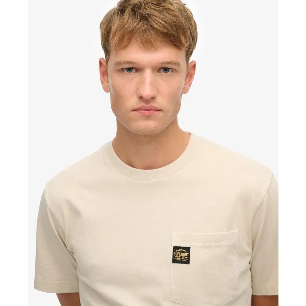 T-shirt à poche surpiqûres contrastées Superdry 4/4