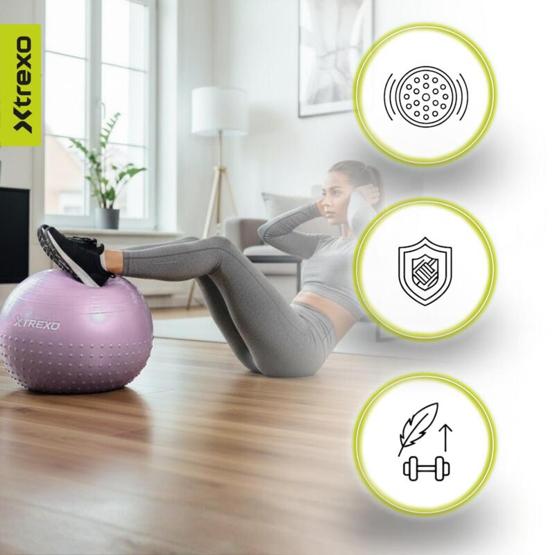 XTREXO TXO-B4Z020-VT minge de gimnastică pentru masaj