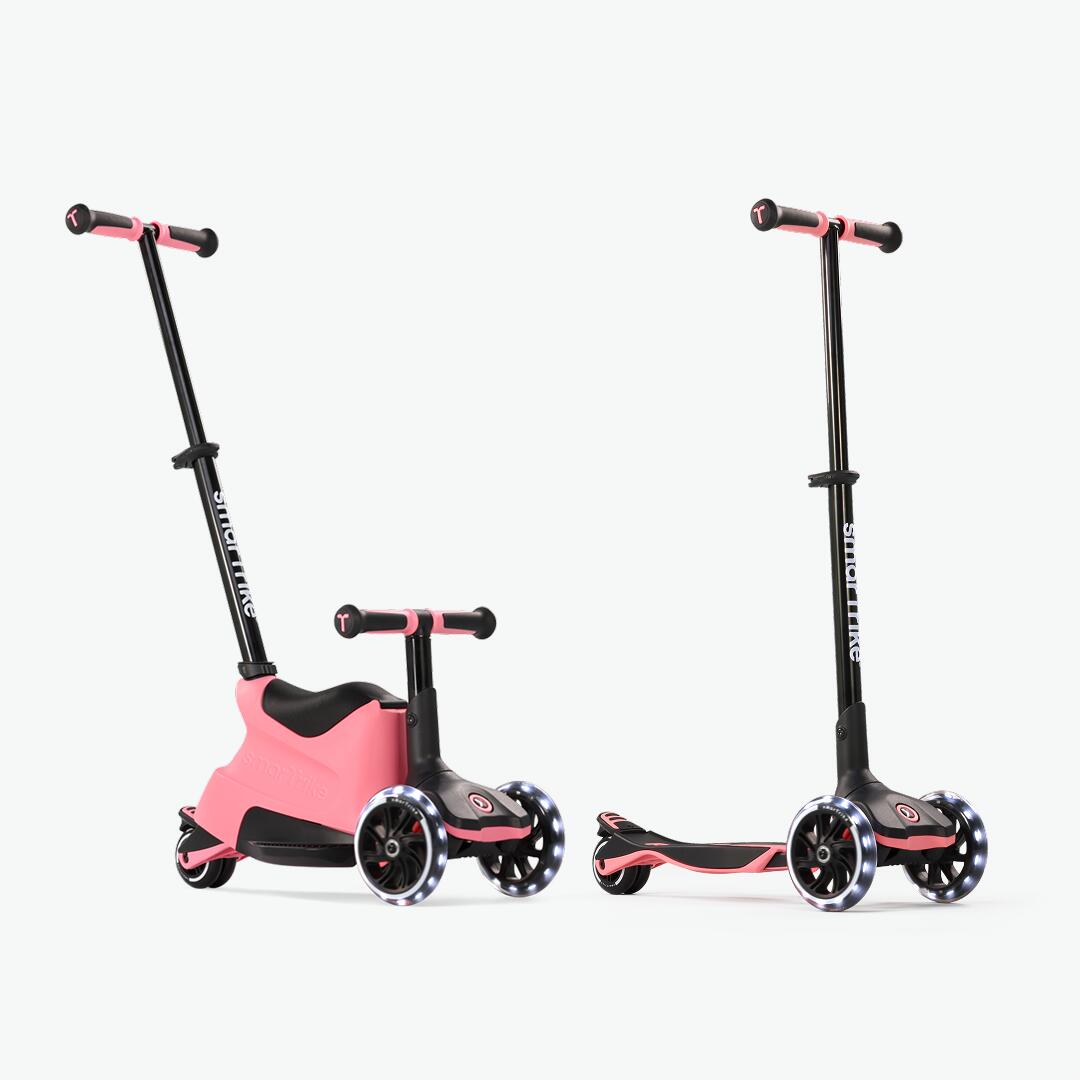 Patinete infantil evolutivo SmarTrike Xtend Scooter-Ride on Salmón 2/7