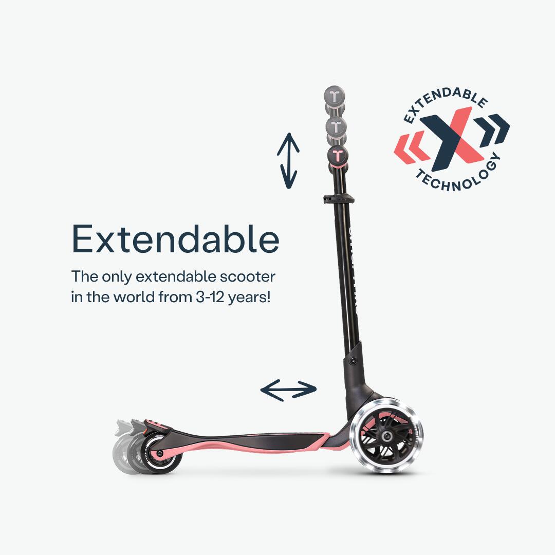 Patinete infantil evolutivo SmarTrike Xtend Scooter-Ride on Salmón 6/7