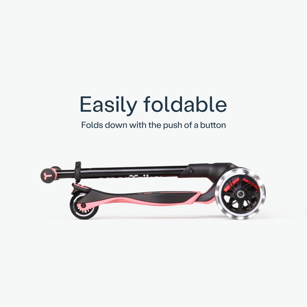 Patinete infantil evolutivo SmarTrike Xtend Scooter-Ride on Salmón 7/7