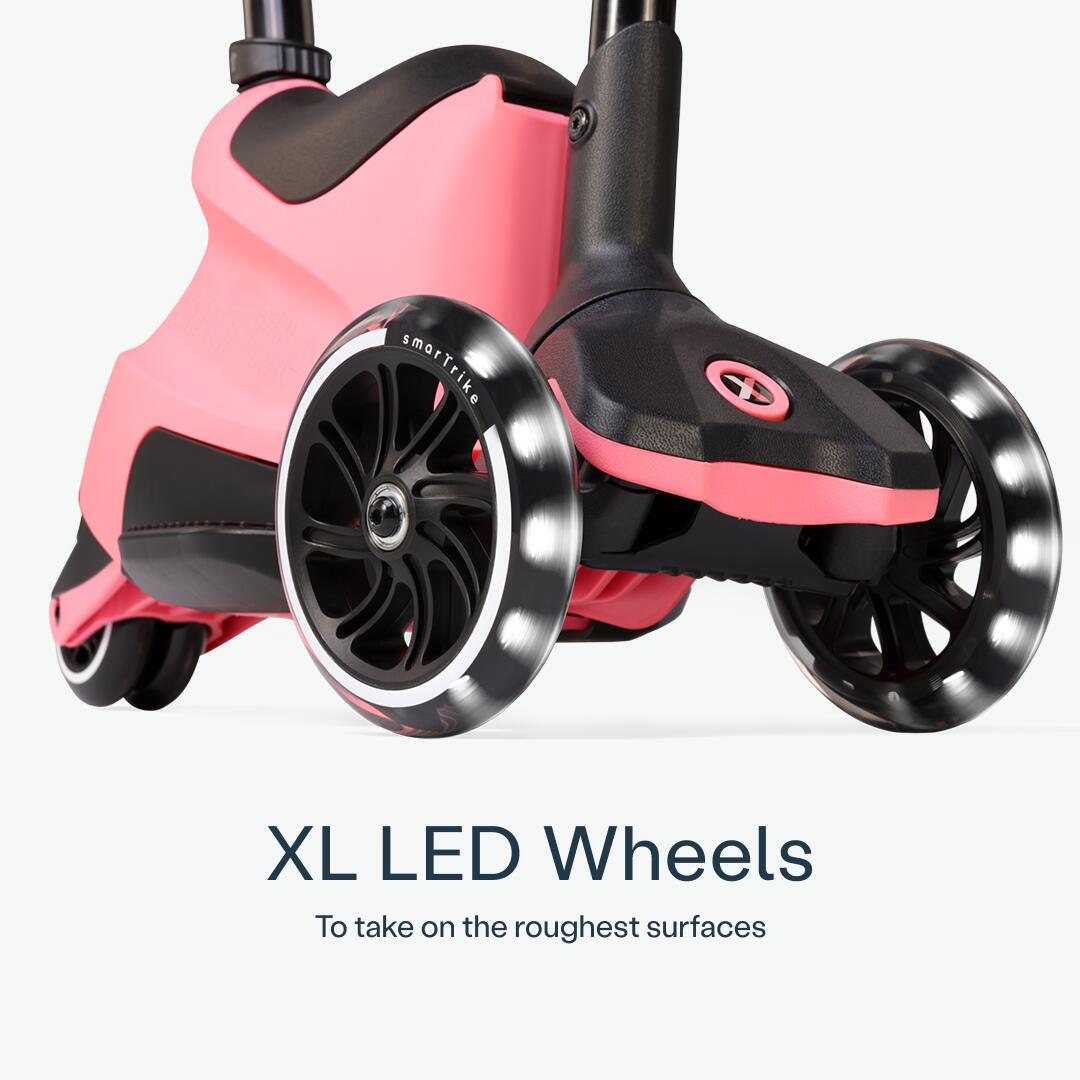 Patinete infantil evolutivo SmarTrike Xtend Scooter-Ride on Salmón 4/7