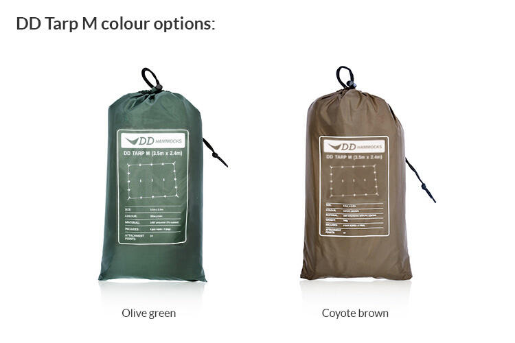DD Hammocks Tarp/ Abdeckplane M - Olivgrün 5/6