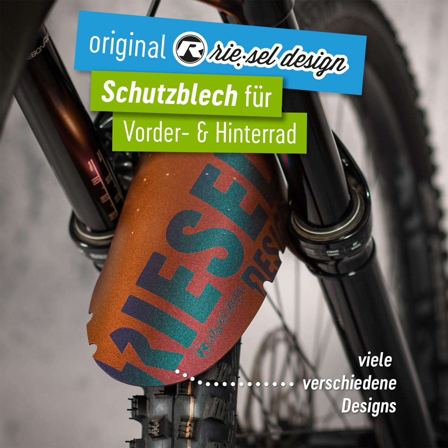 Vorderer Kotflügel Riesel Design Schlamm:PE 3/7