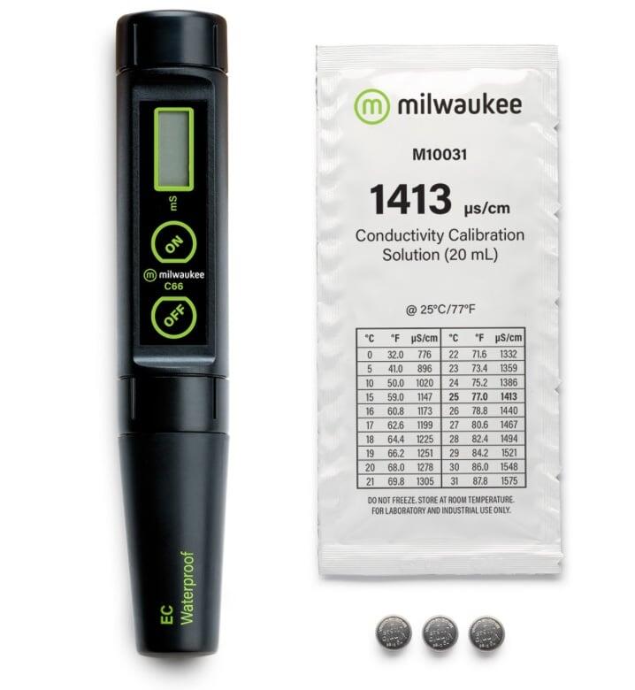 Milwaukee C66 EC Conductivity Tester ATC água piscina 2/2