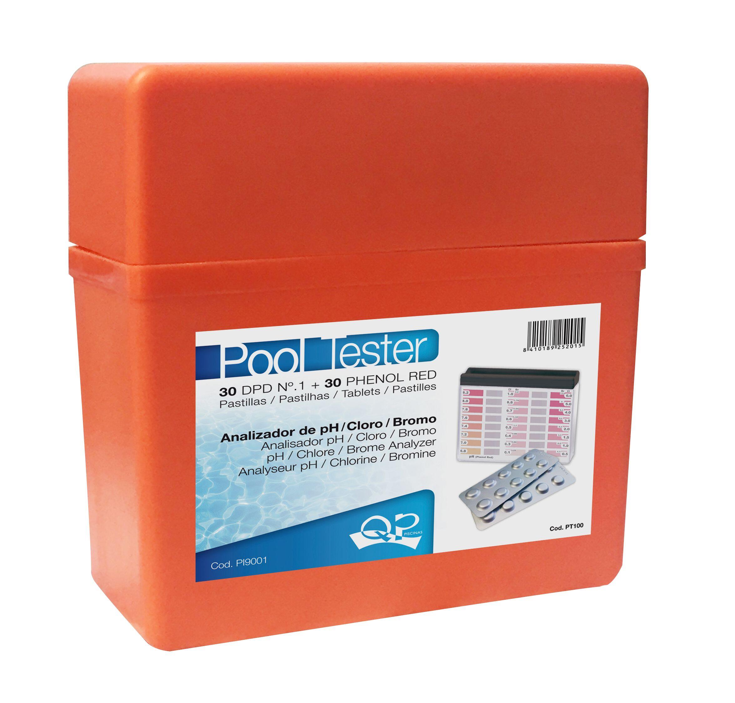 Pooltester pH Chlorine Free DPD1 Phenol Red Medição rápida água piscina spa 2/2