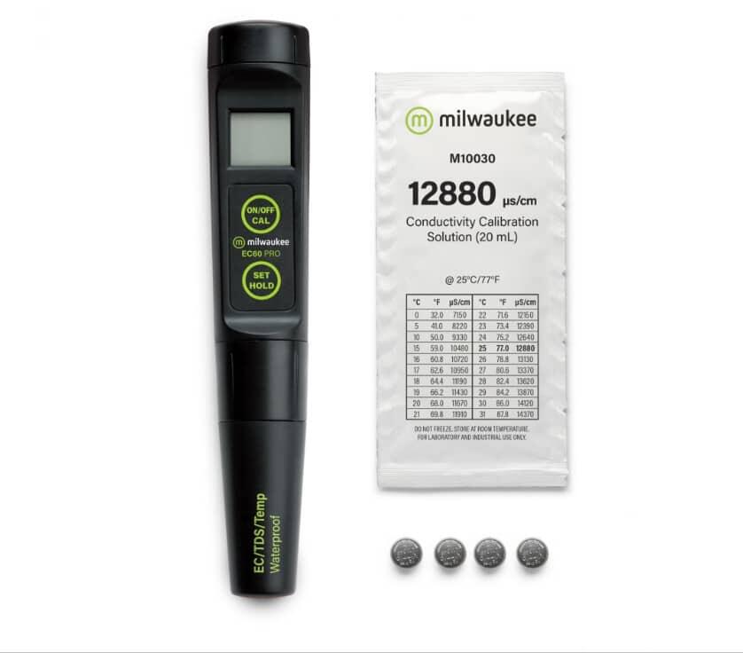Milwaukee EC60 Medidor CE portátil TDS Temp ATC Sonda substituível água piscina 5/5