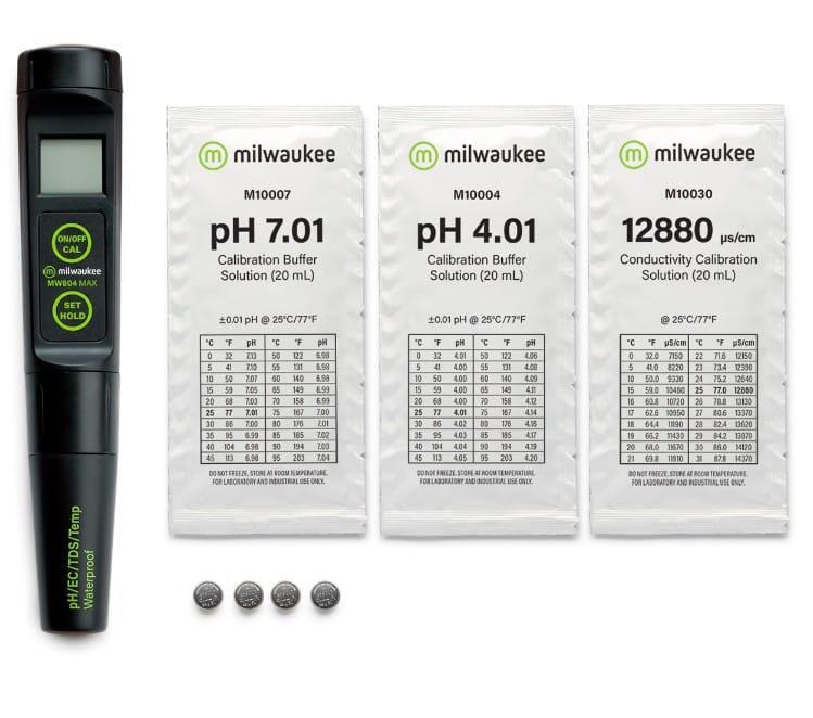 Tester MW804 pH Conductividad TDS Temperatura IP65 Milwaukee 2/5