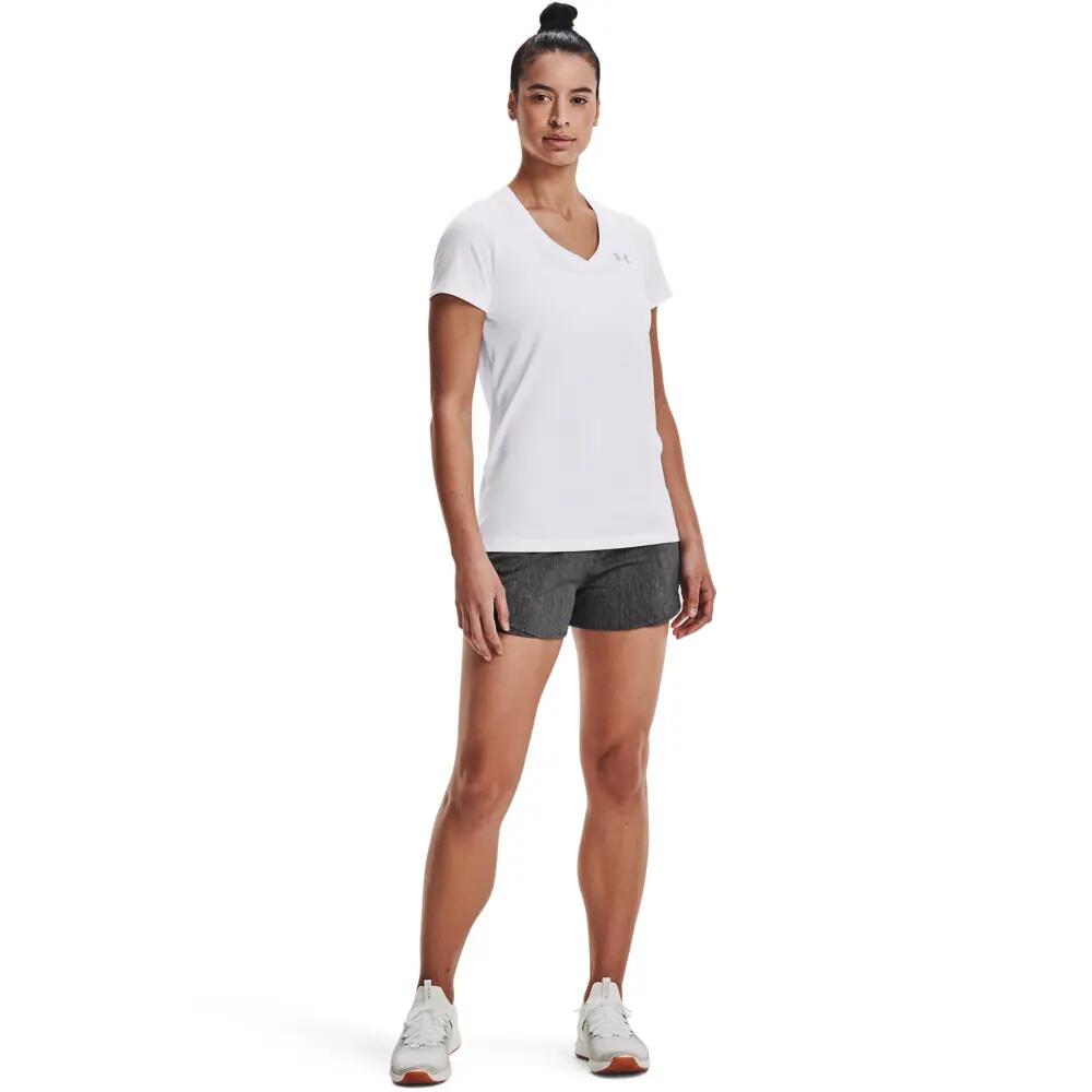 Dames-T-Shirt met Korte Mouwen Under Armour Tech SSV Solid Aquamarijn 6/7
