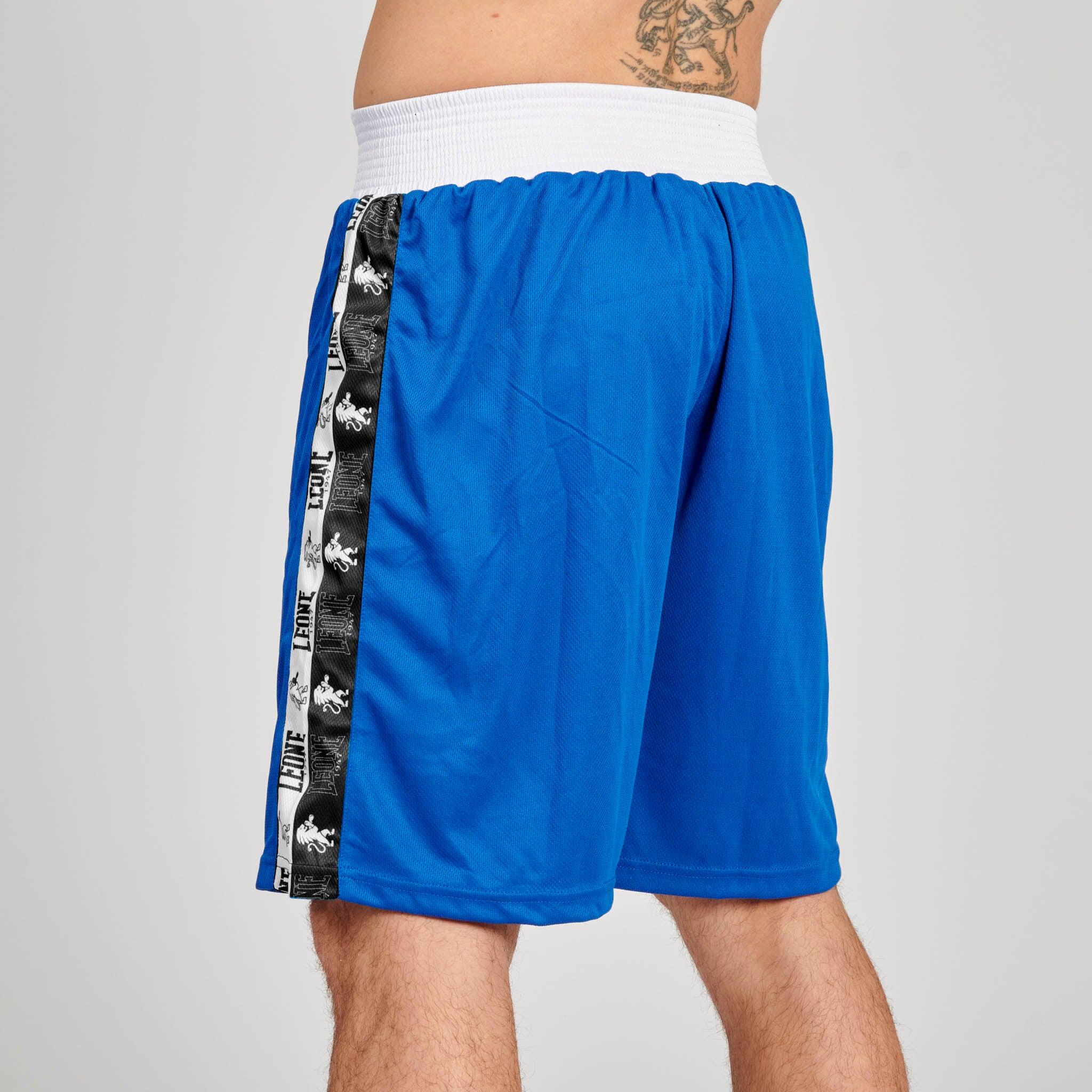 Leone1947 Calças de boxe ICONIC azul M 3/5
