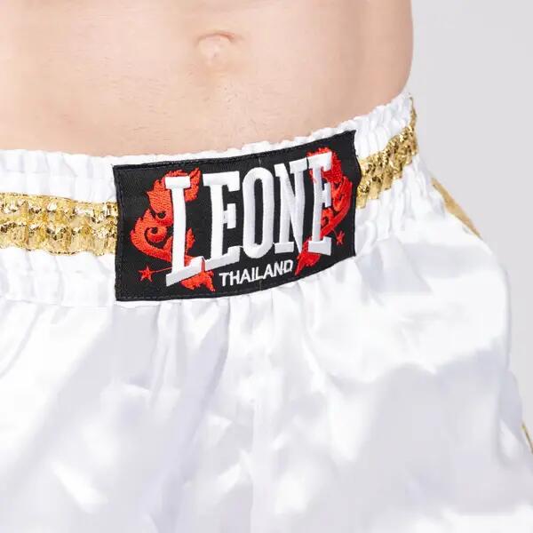 Pantalón Muay Thai Leone1947 KHAO LAK blanco XL 5/6
