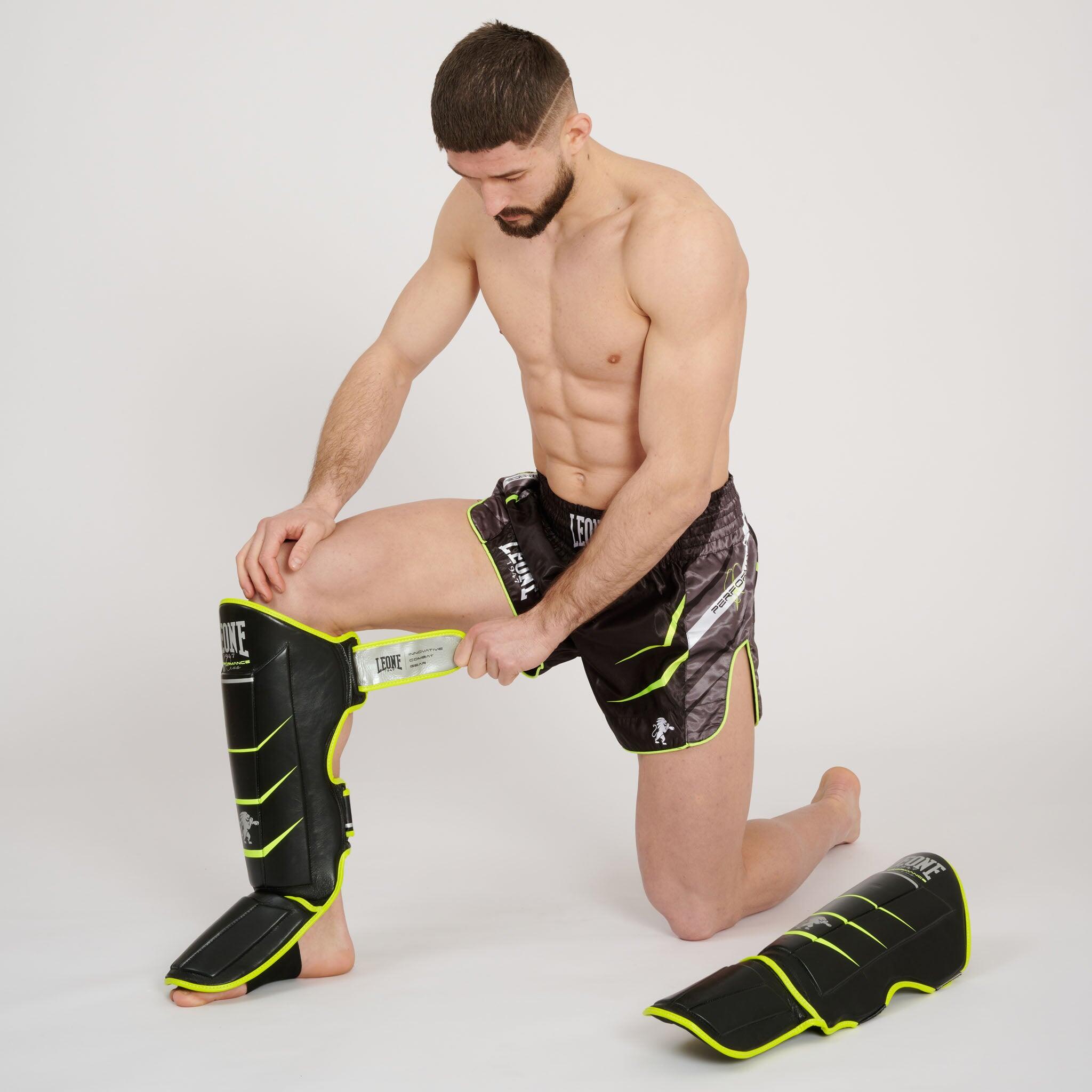 Pantalón REVO FLUO Muay Thai/Kickboxing negro S Leone1947 6/7
