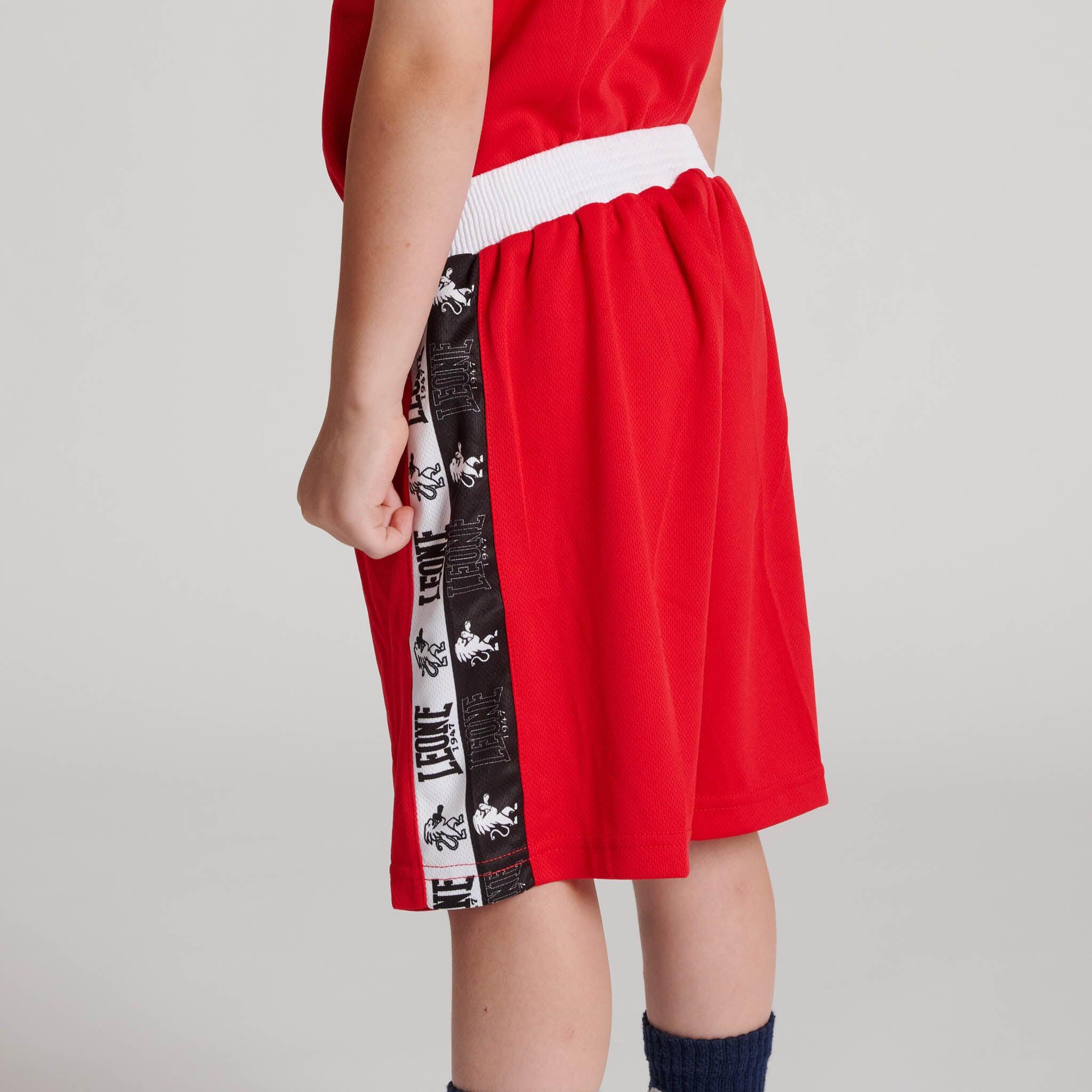 Leone1947 Pantalón boxeo infantil ICONIC rojo Talla L 5/5
