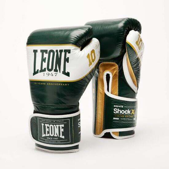 LEONE gants de boxe SHOCK X vert 16 oz