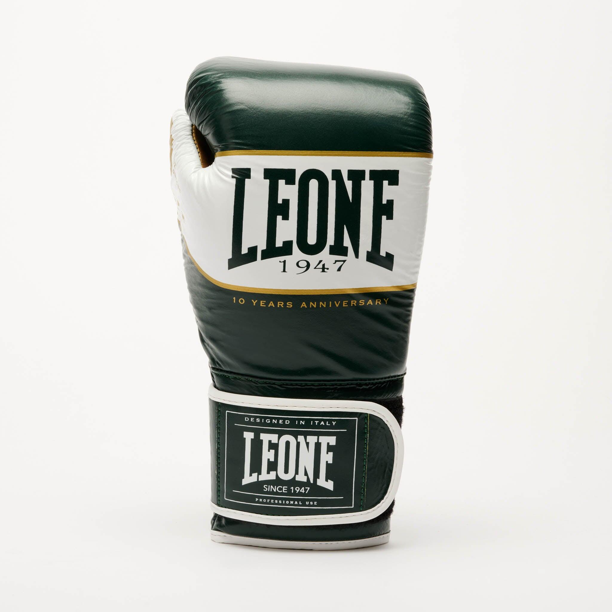 Leone1947 Guantes de Boxeo SHOCK X 10 oz verde 6/7