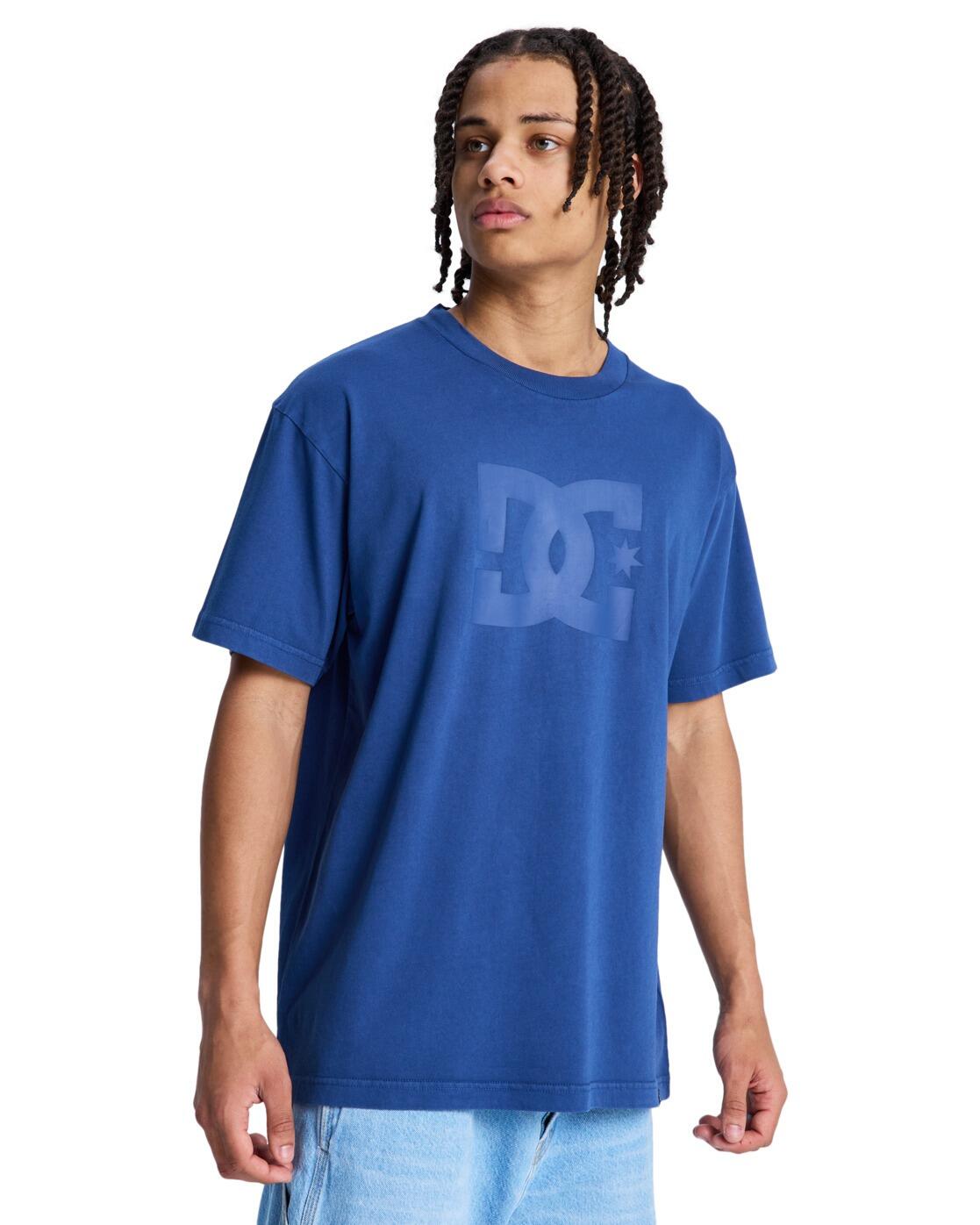 T-shirt à manches courtes Bleu Homme 3/4