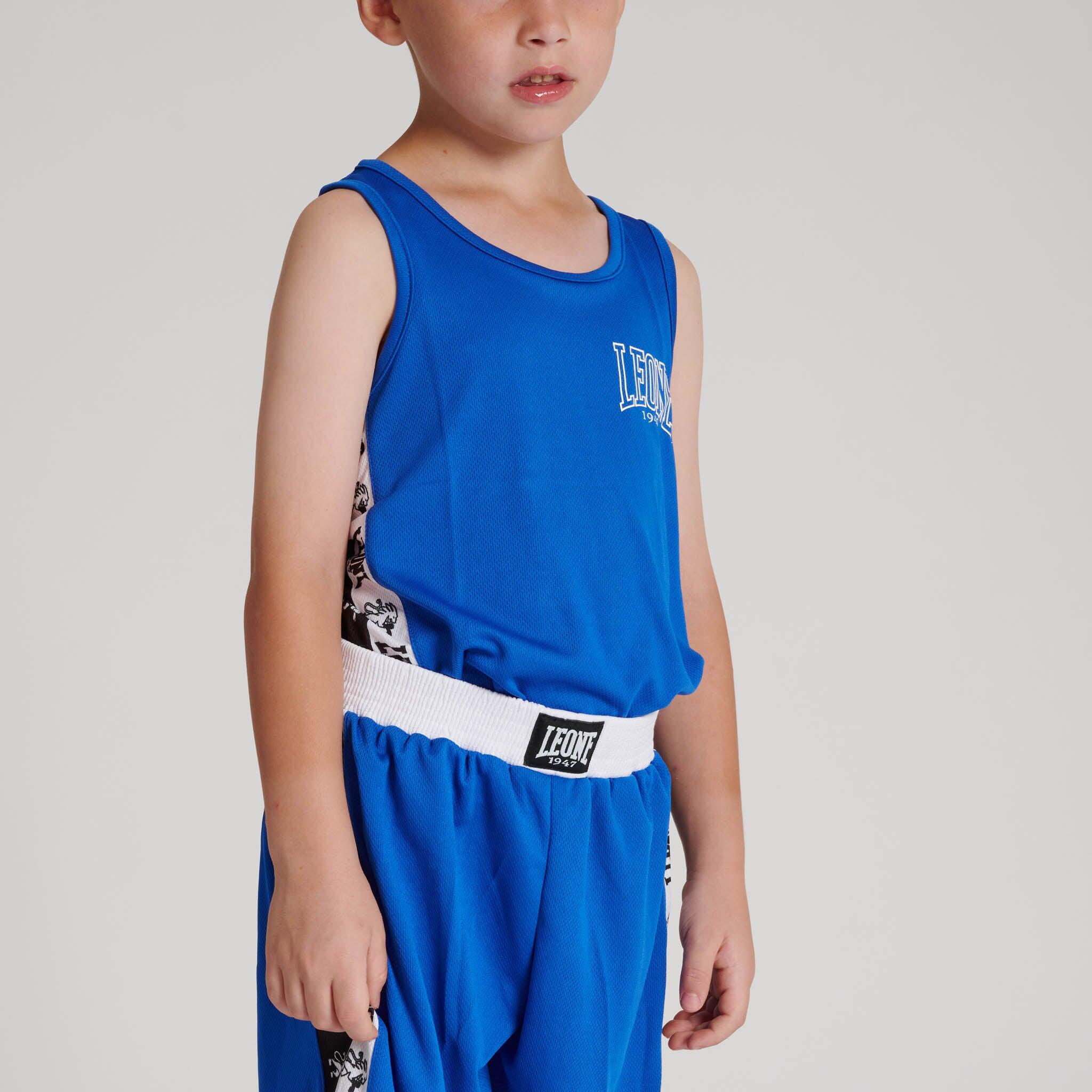 Leone1947 Camiseta boxeo infantil ICONIC azul XL 2/7