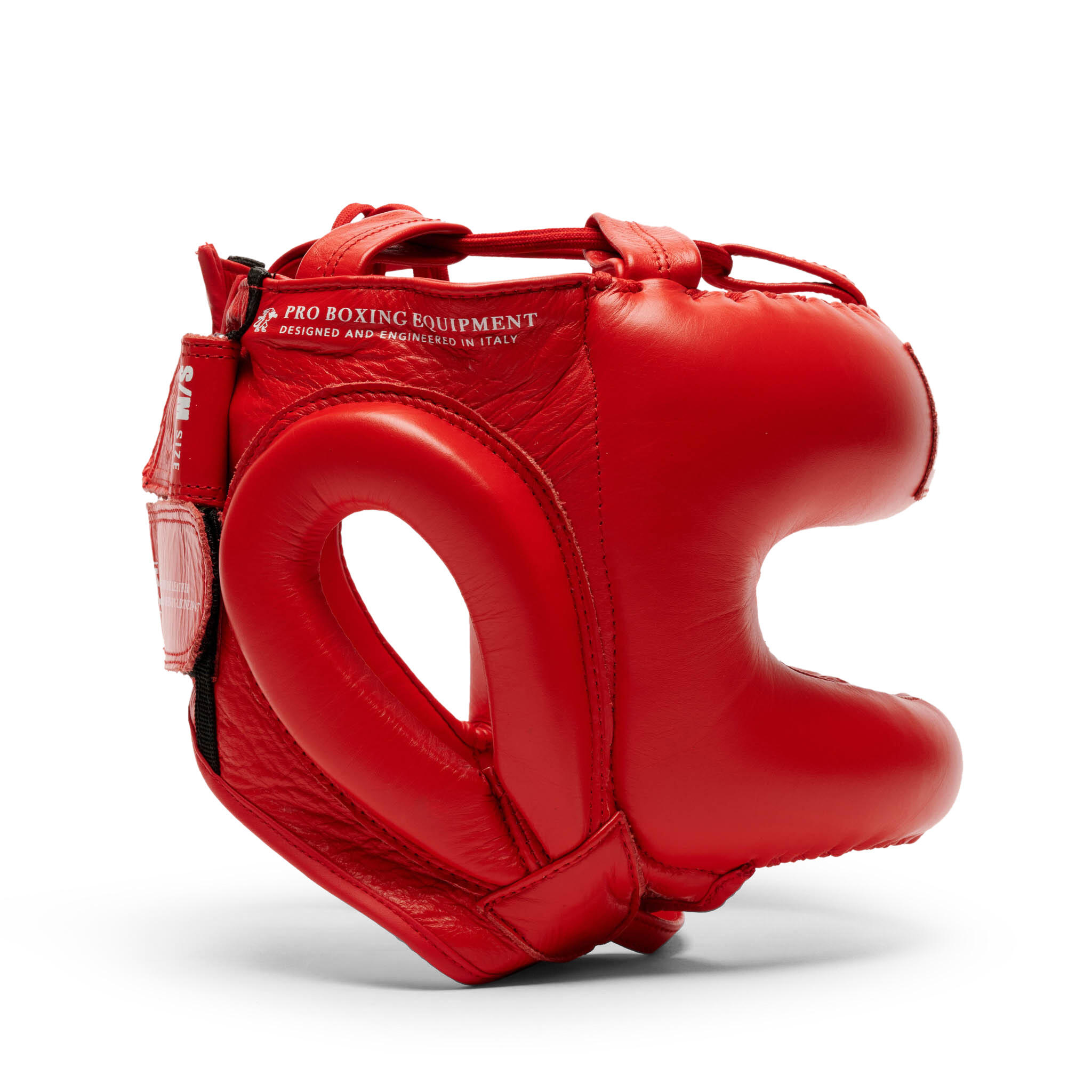 Leone1947 Casco THE GREATEST con barra rojo L/XL piel 5/7