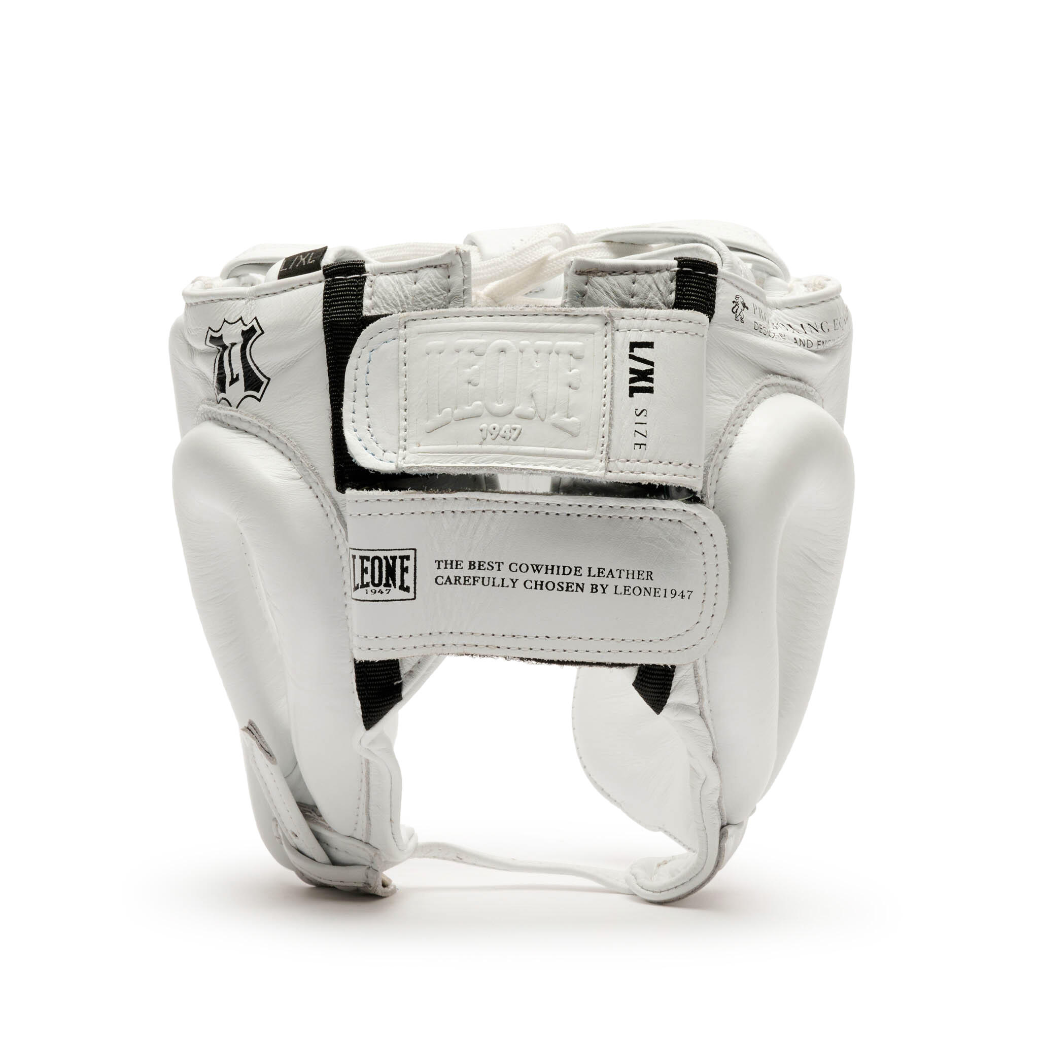 Casco protector THE GREATEST Leone1947 blanco S/M 4/7