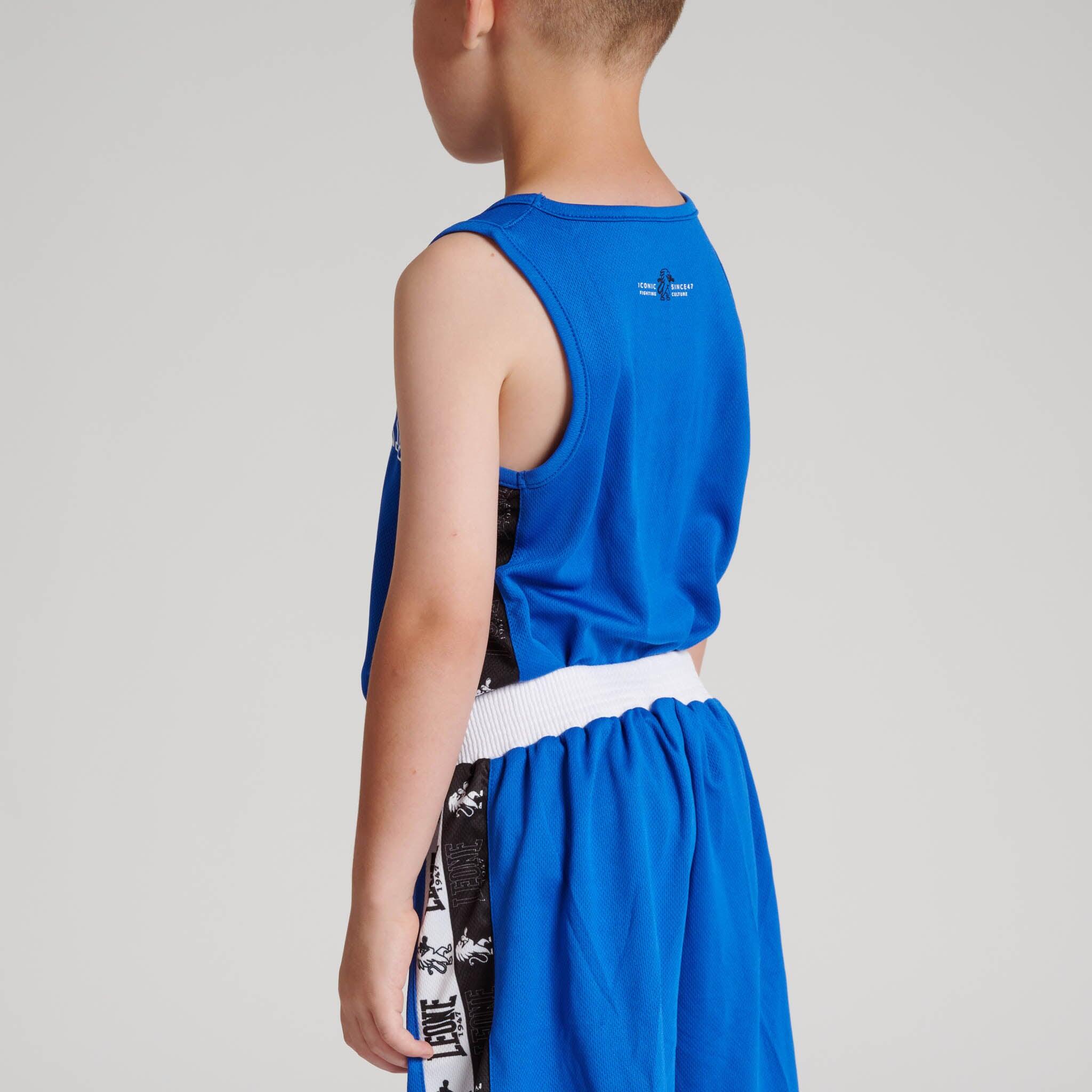 Leone1947 Camiseta boxeo infantil ICONIC azul XL 5/7