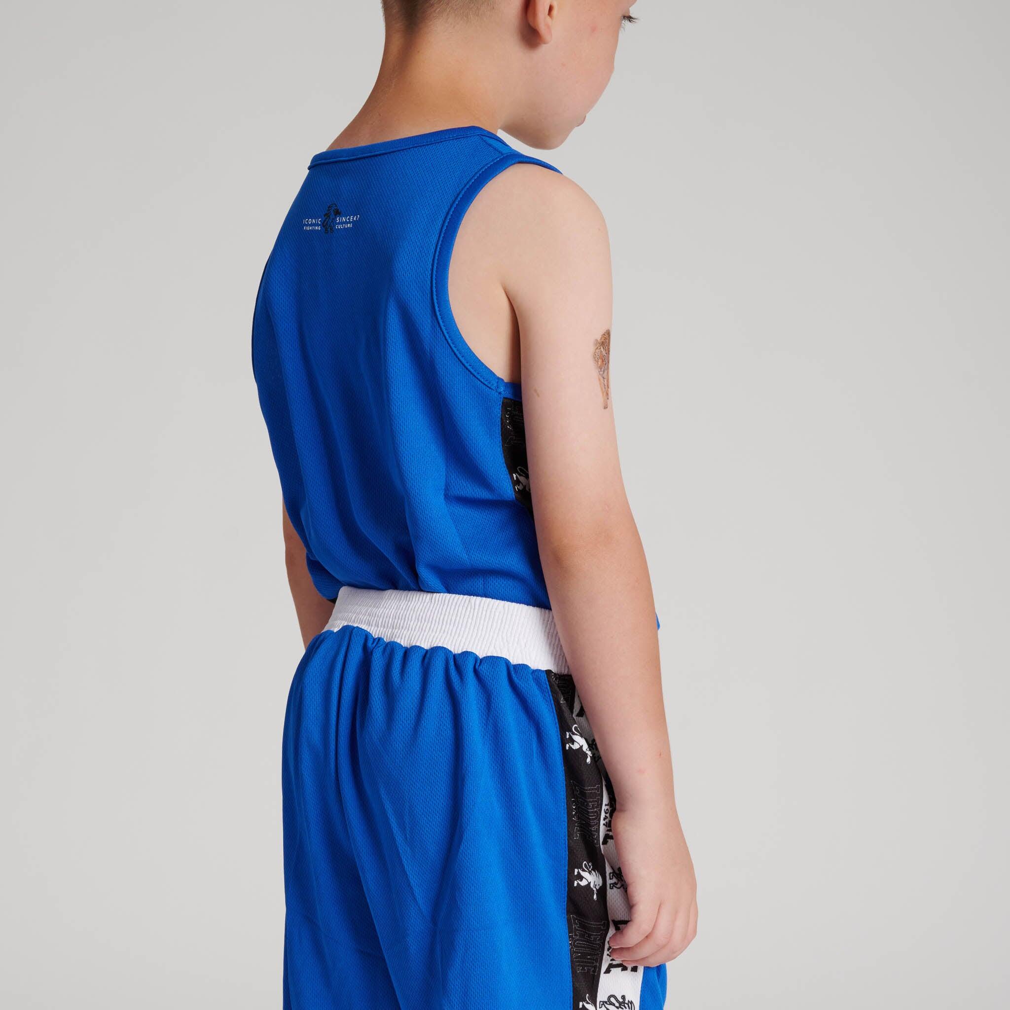 Leone1947 Camiseta boxeo infantil ICONIC azul XL 4/7