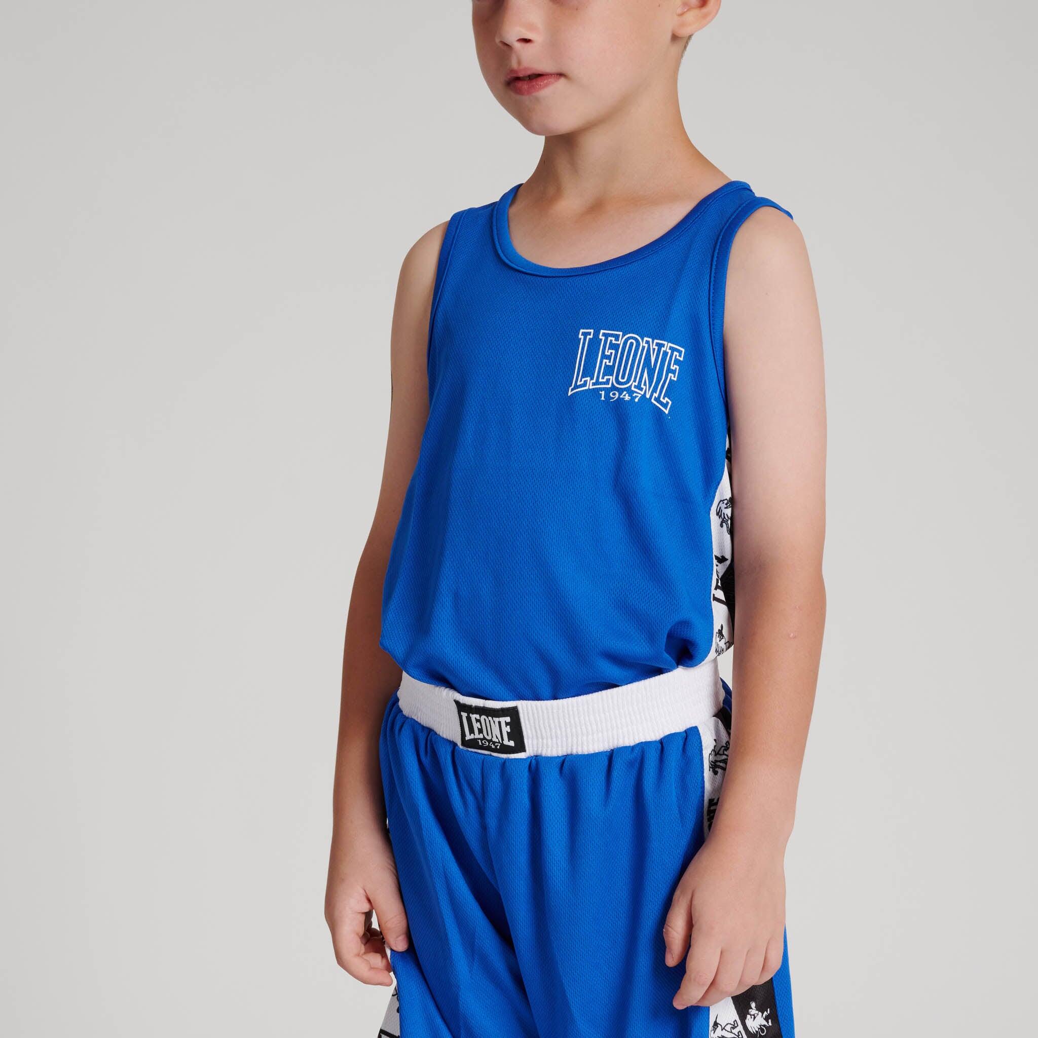 Leone1947 Camiseta boxeo infantil ICONIC azul XL 3/7
