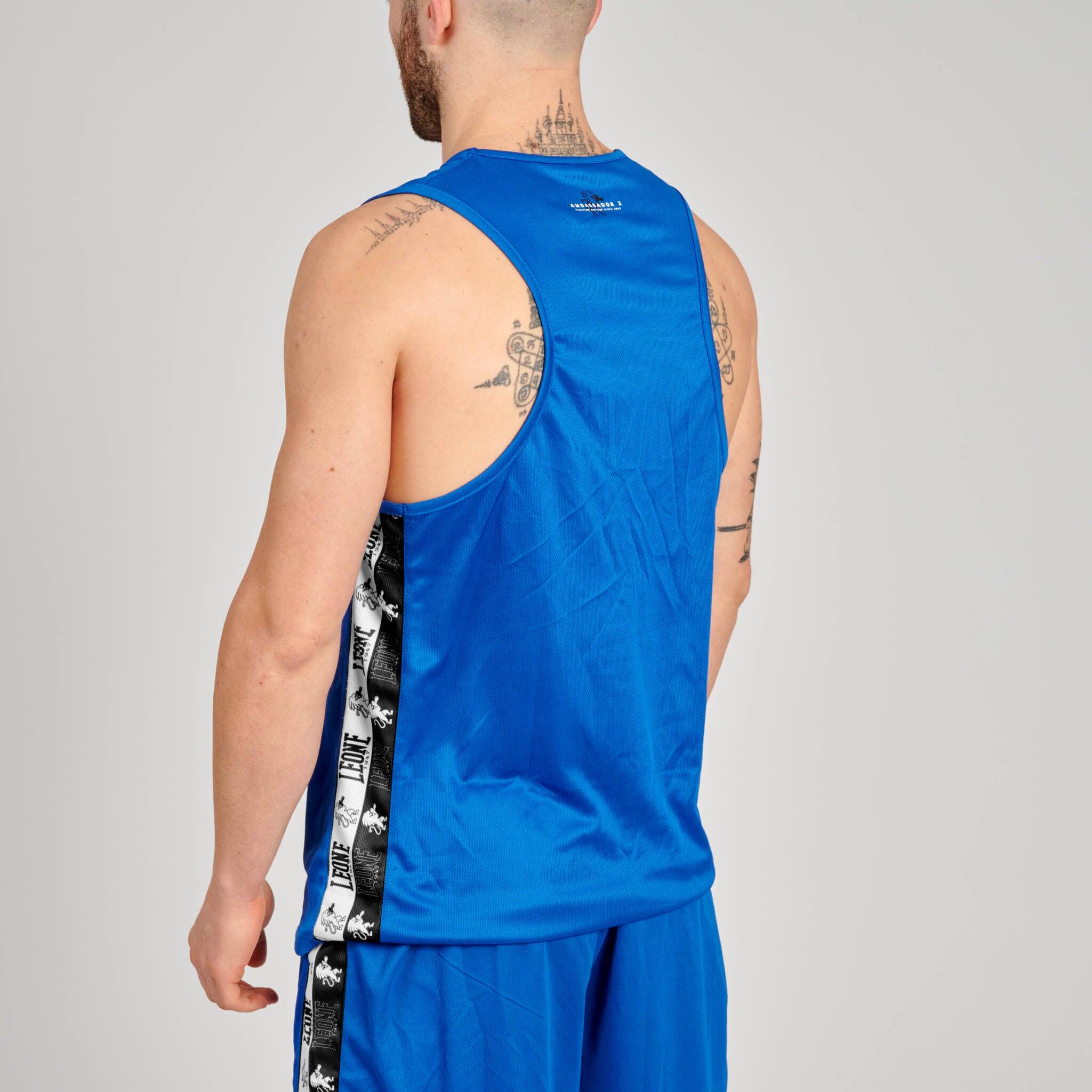 Camiseta boxeo ICONIC azul/M 2/4
