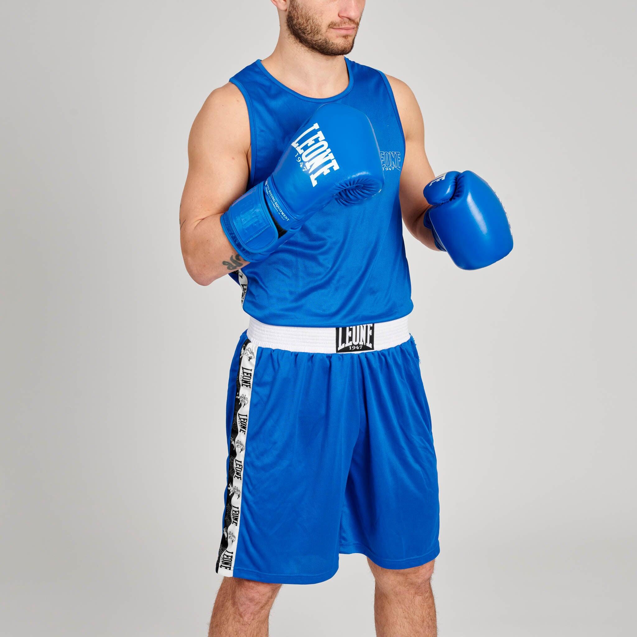 Camiseta boxeo ICONIC azul/M 4/4