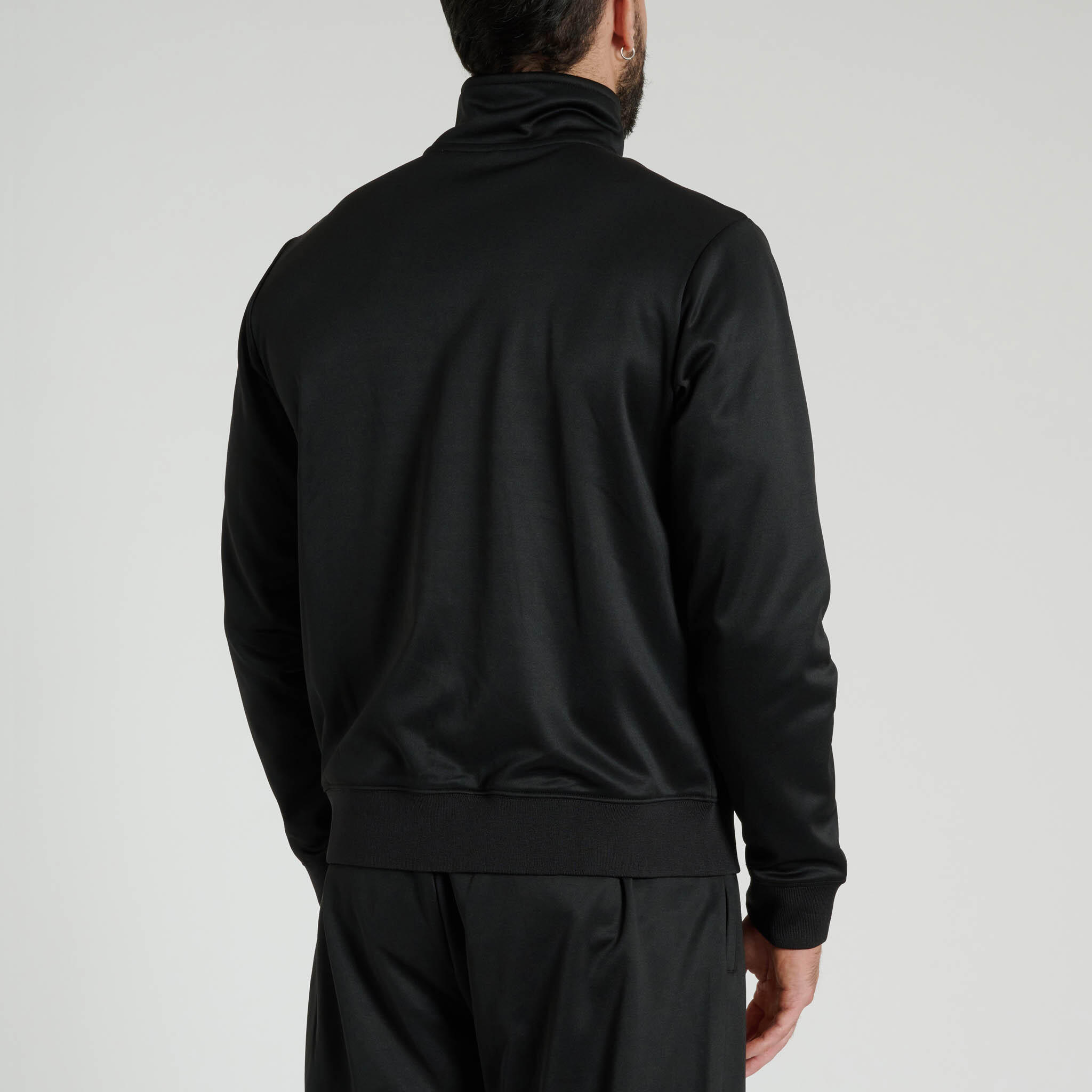 Sudadera zip sin capucha Leone1947 PREMIUM 2 negro XXL 2/7