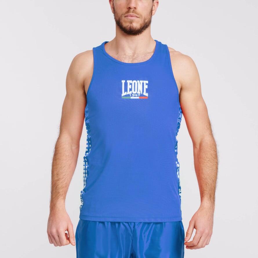 Leone1947 Camisola de boxe AB726 azul L 5/7