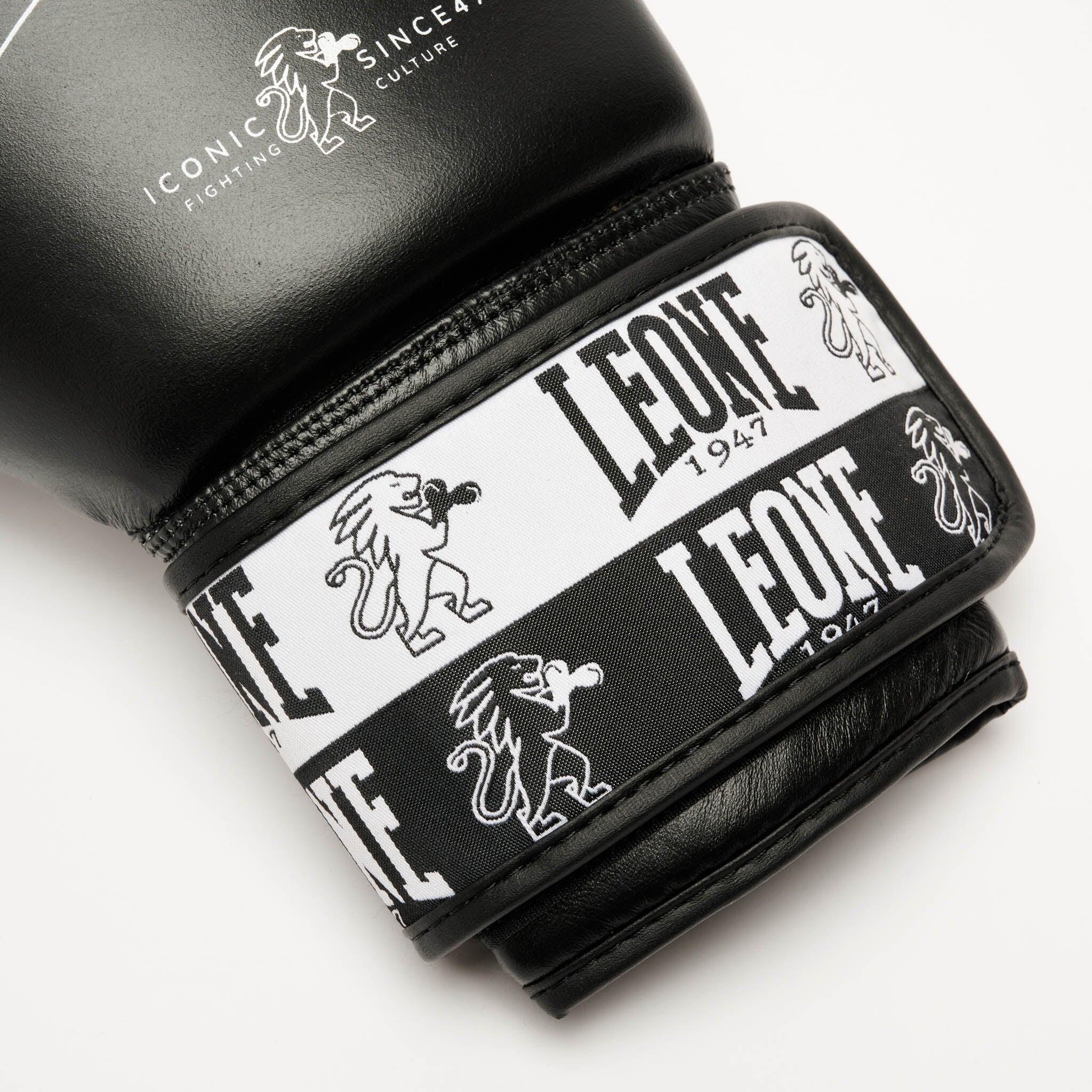 Leone1947 Guantes de boxeo ICONIC negros 10 oz (M) 2/7