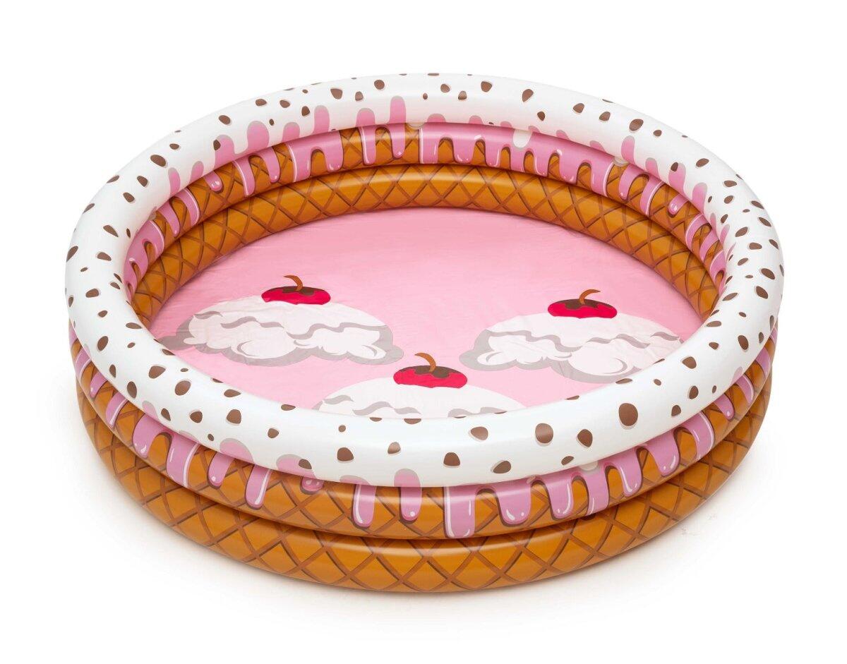 Piscina Hinchable Autoportante Infantil Bestway 160x38 cm Diseño Helado Rápida I 2/6