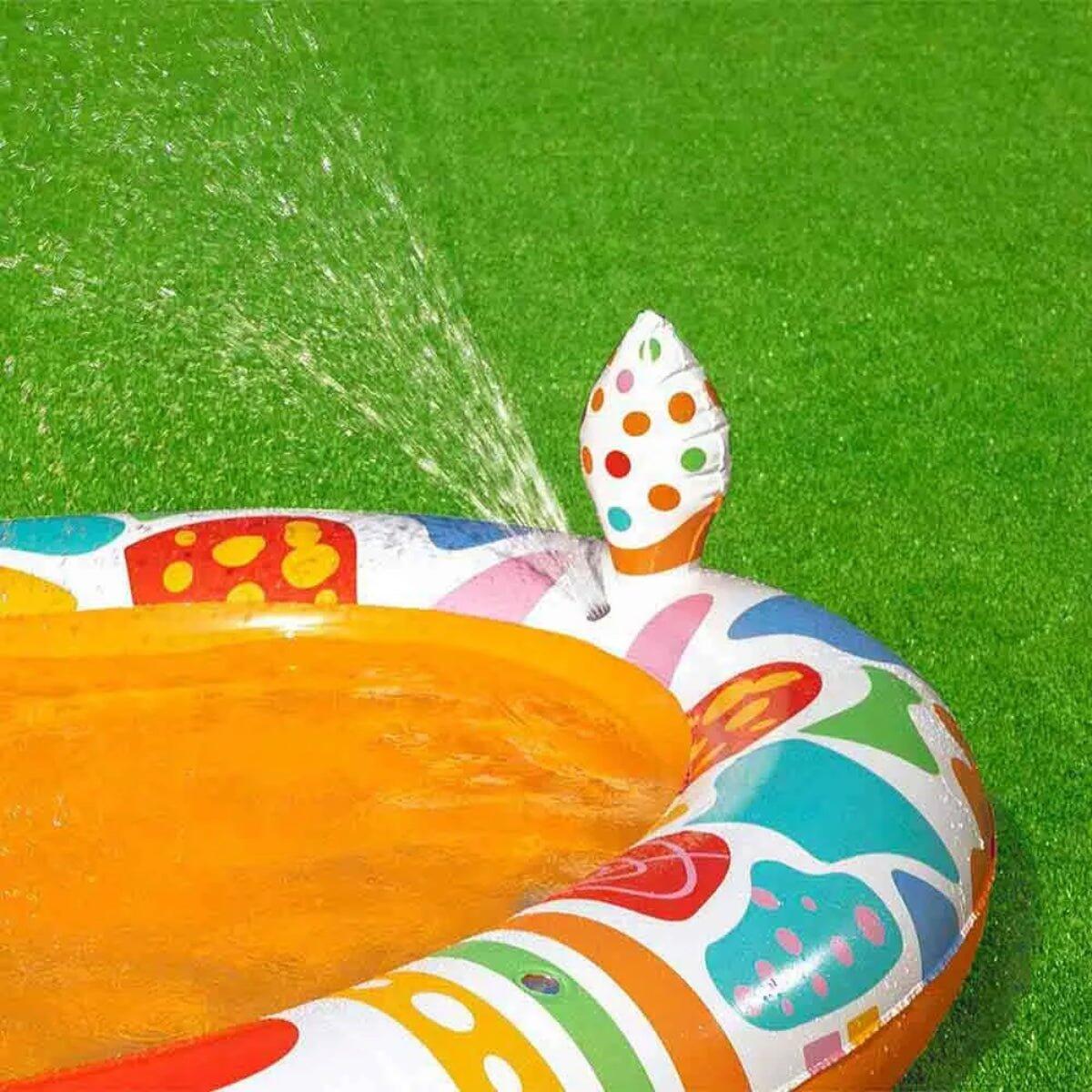 266 x 157 x 127 cm Bestway Kinderzwembad Groovy Giraffe Sprayer 4/5