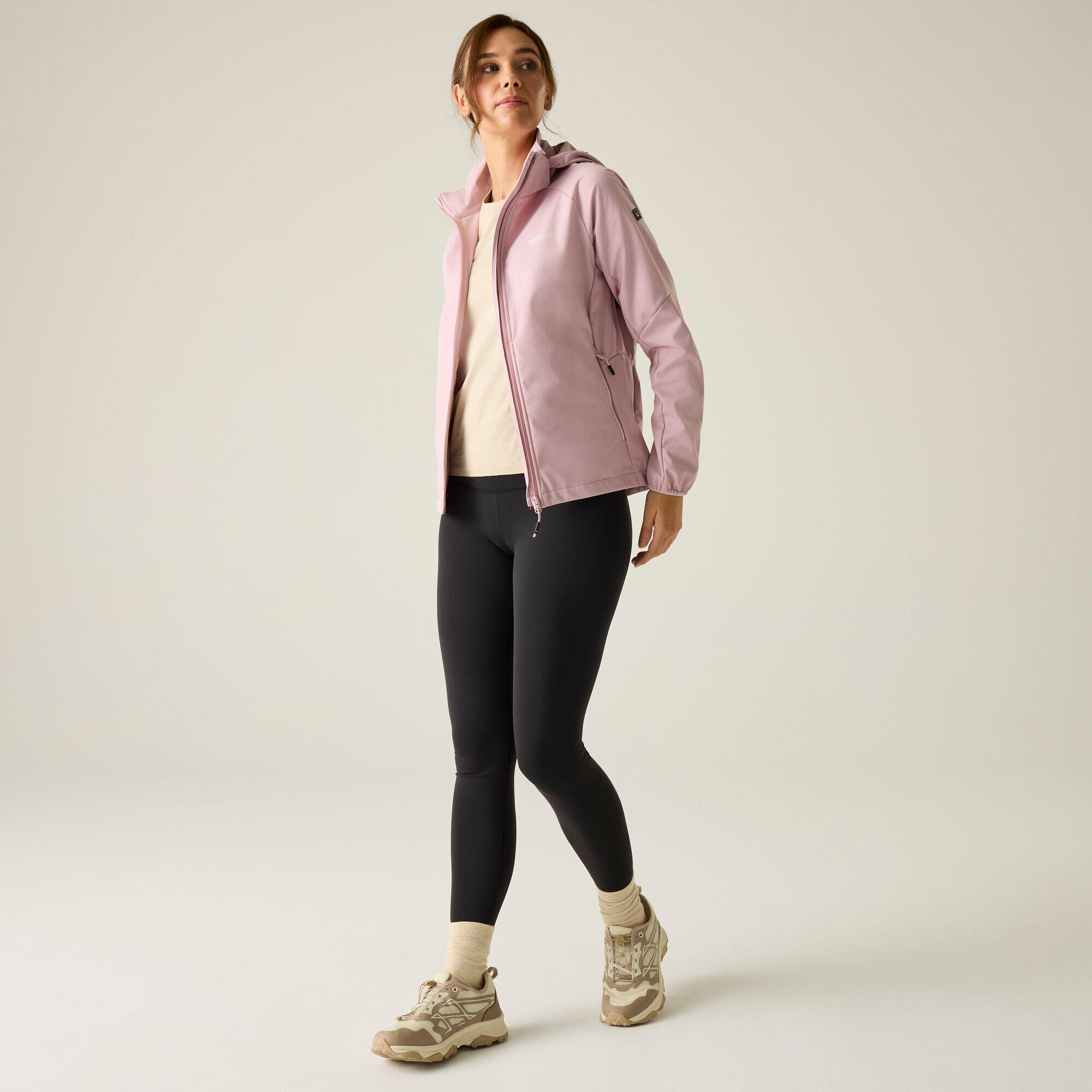 Chaqueta softshell con capucha y cortavientos Bourda para mujer 3/6