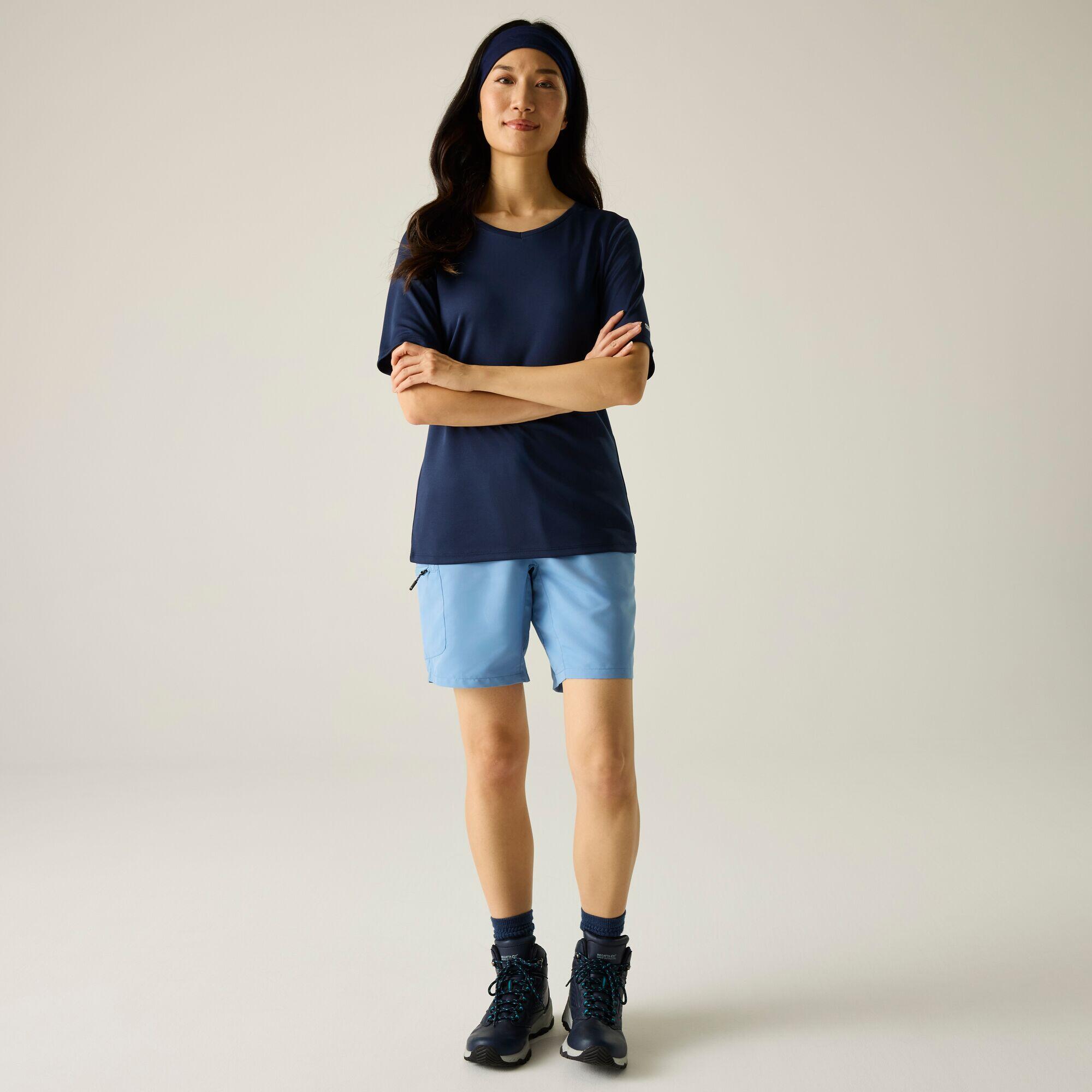T-shirt à manches courtes et col en V pour femme Fingal 3/5