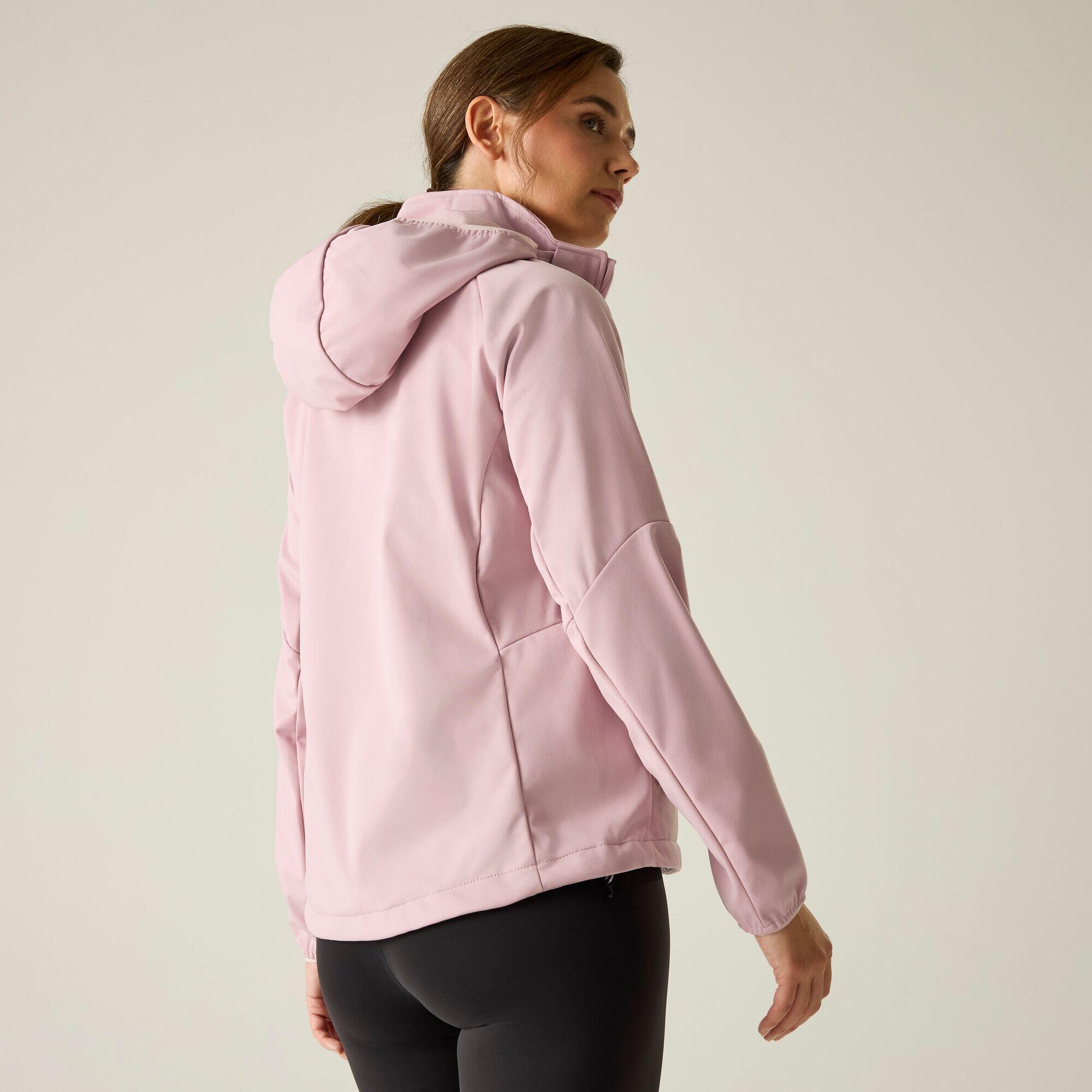Chaqueta softshell con capucha y cortavientos Bourda para mujer 2/6